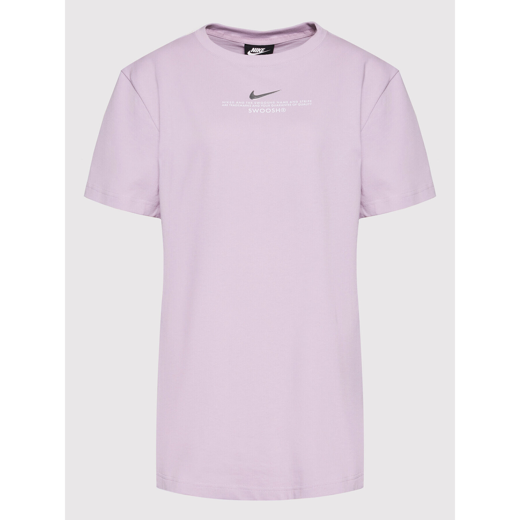 Nike Každodenní šaty Sportswear Swoosh CZ9406 Fialová Loose Fit - Pepit.cz