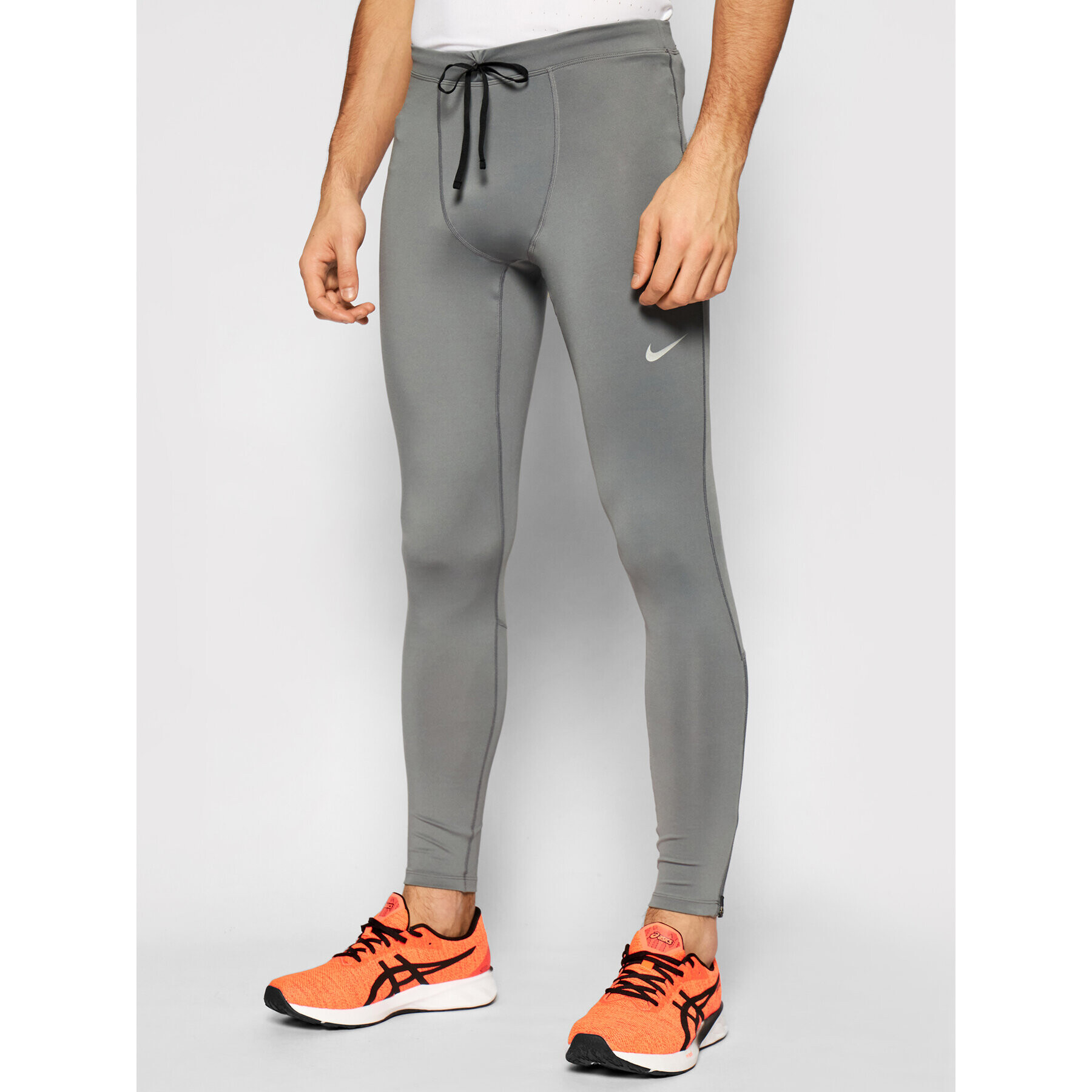 Nike Legíny Challenger CZ8830 Šedá Tight Fit - Pepit.cz