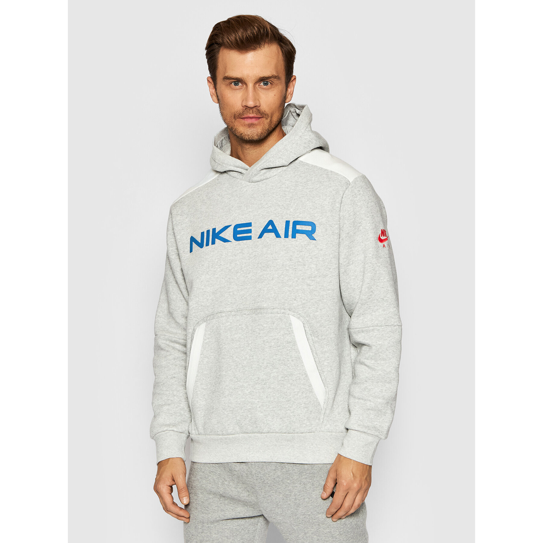 Nike Mikina Air DA0212 Šedá Standard Fit - Pepit.cz