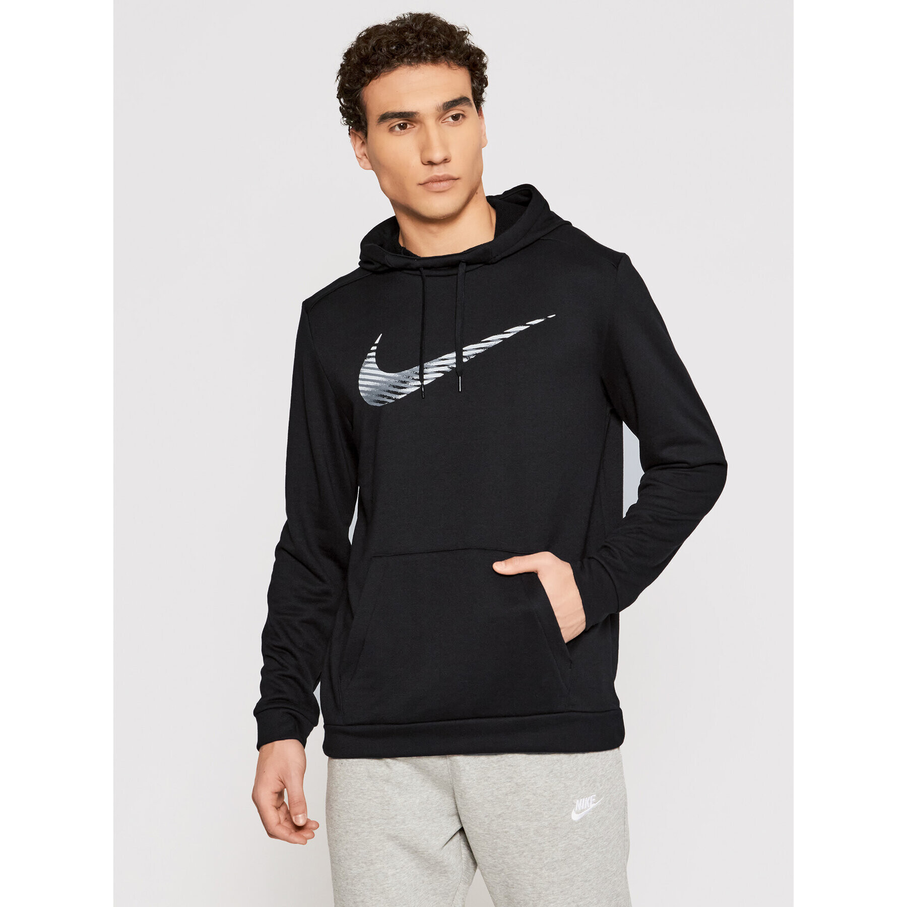 Nike Mikina Dri-FIT CJ4268 Černá Standard Fit - Pepit.cz