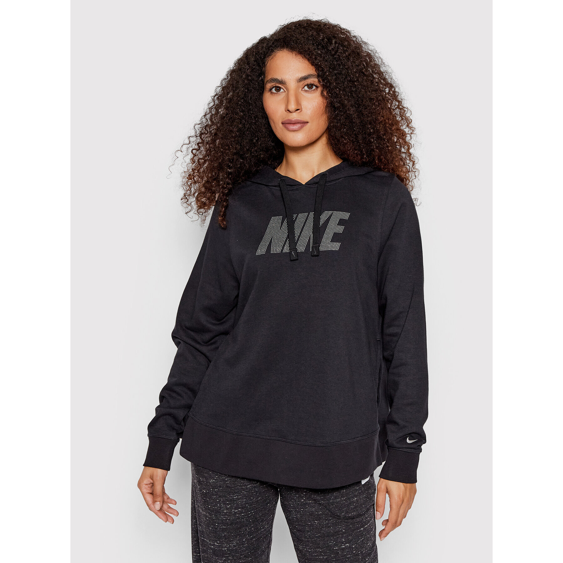 Nike Mikina Dri-Fit DM2883 Černá Oversize - Pepit.cz