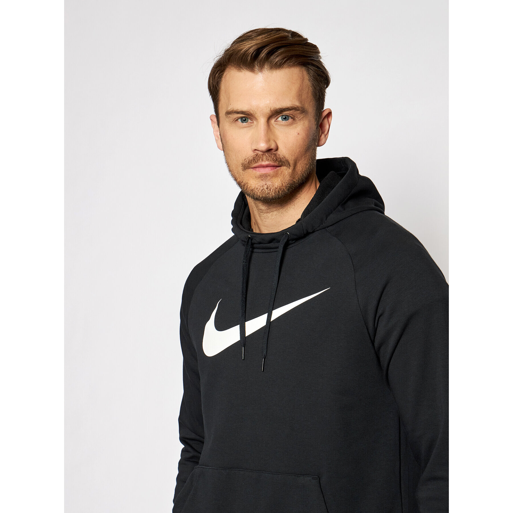 Nike Mikina Dri-Fit Swoosh CZ2425 Černá Standard Fit - Pepit.cz