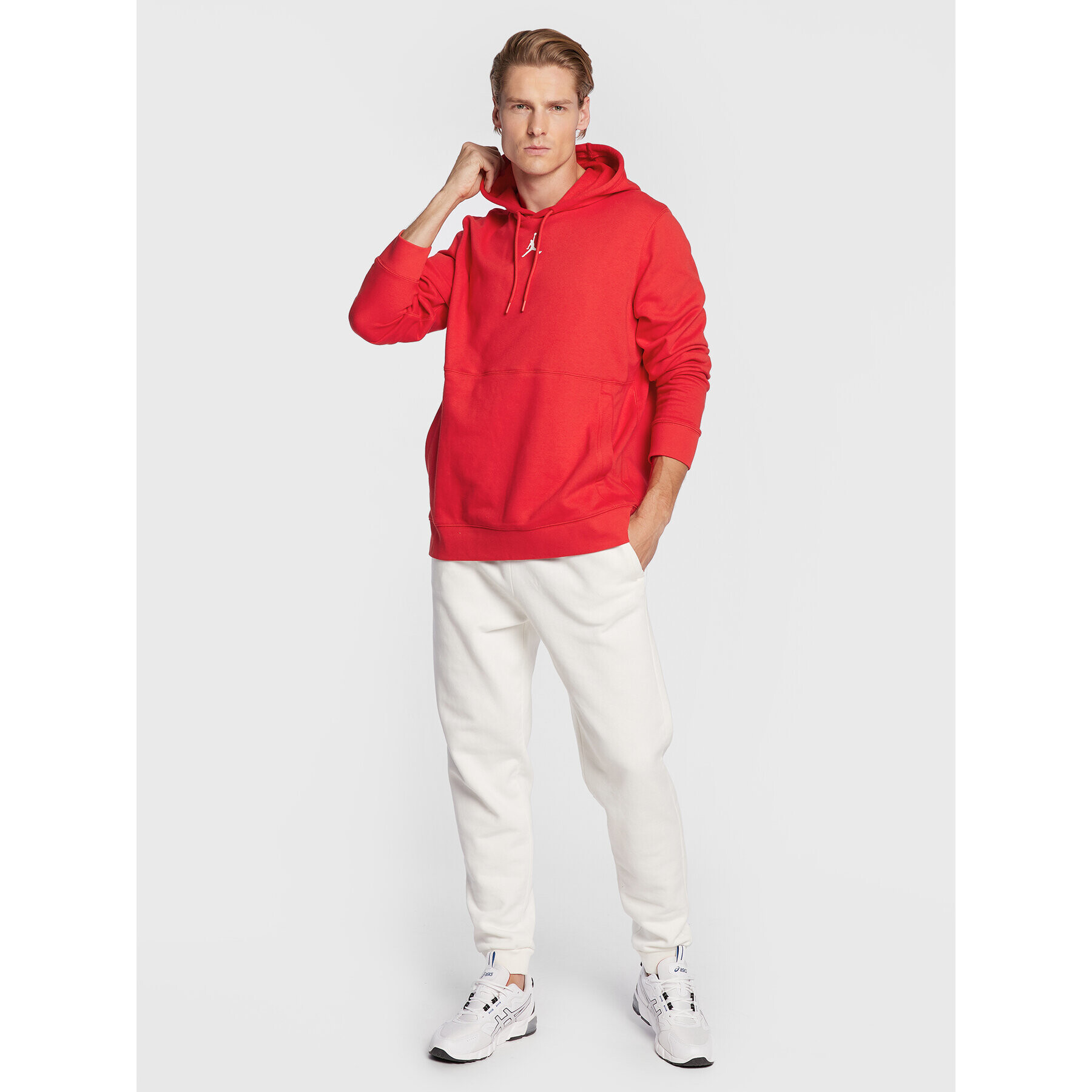 Nike Mikina Dry Air CV8437 Červená Regular Fit - Pepit.cz