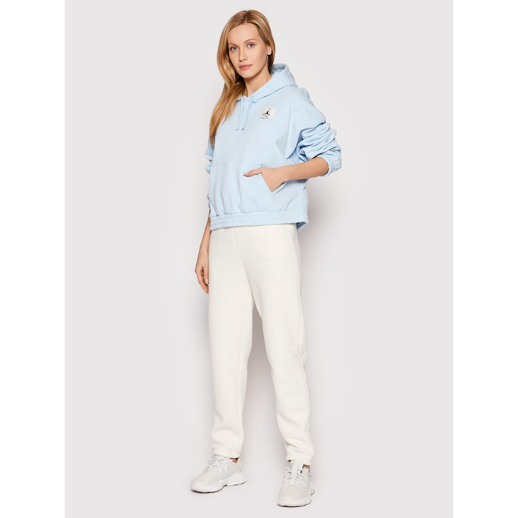 Nike Mikina Essentials DD6998 Modrá Relaxed Fit - Pepit.cz