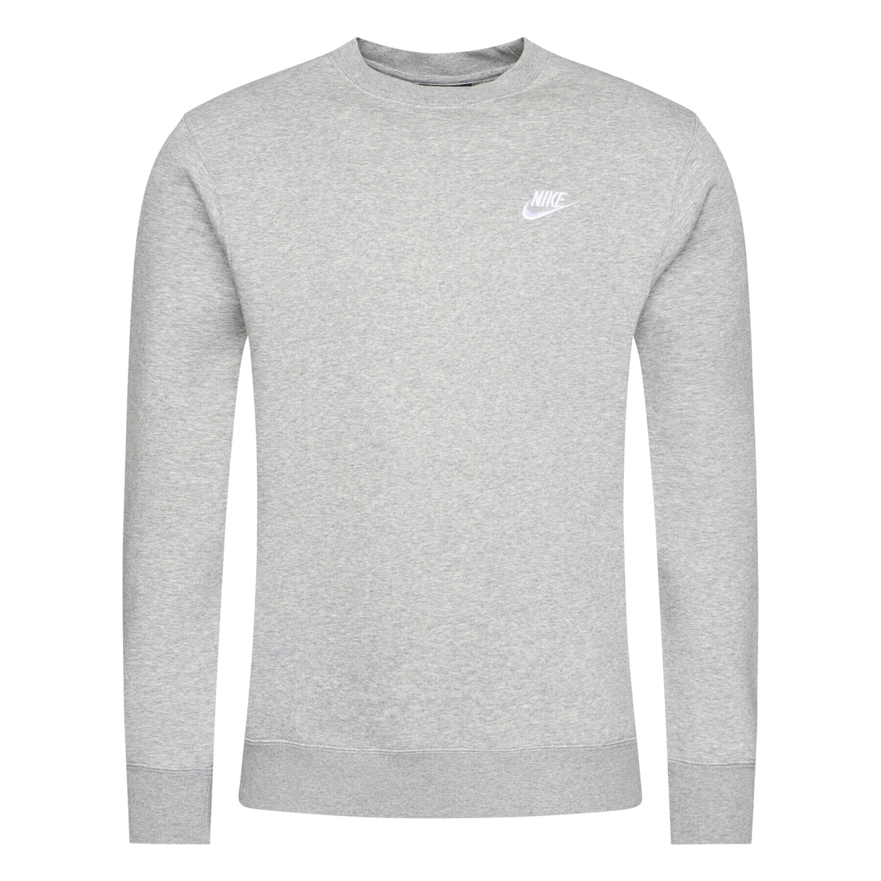 Nike Mikina Nsw Club BV2662 Šedá Standard Fit - Pepit.cz