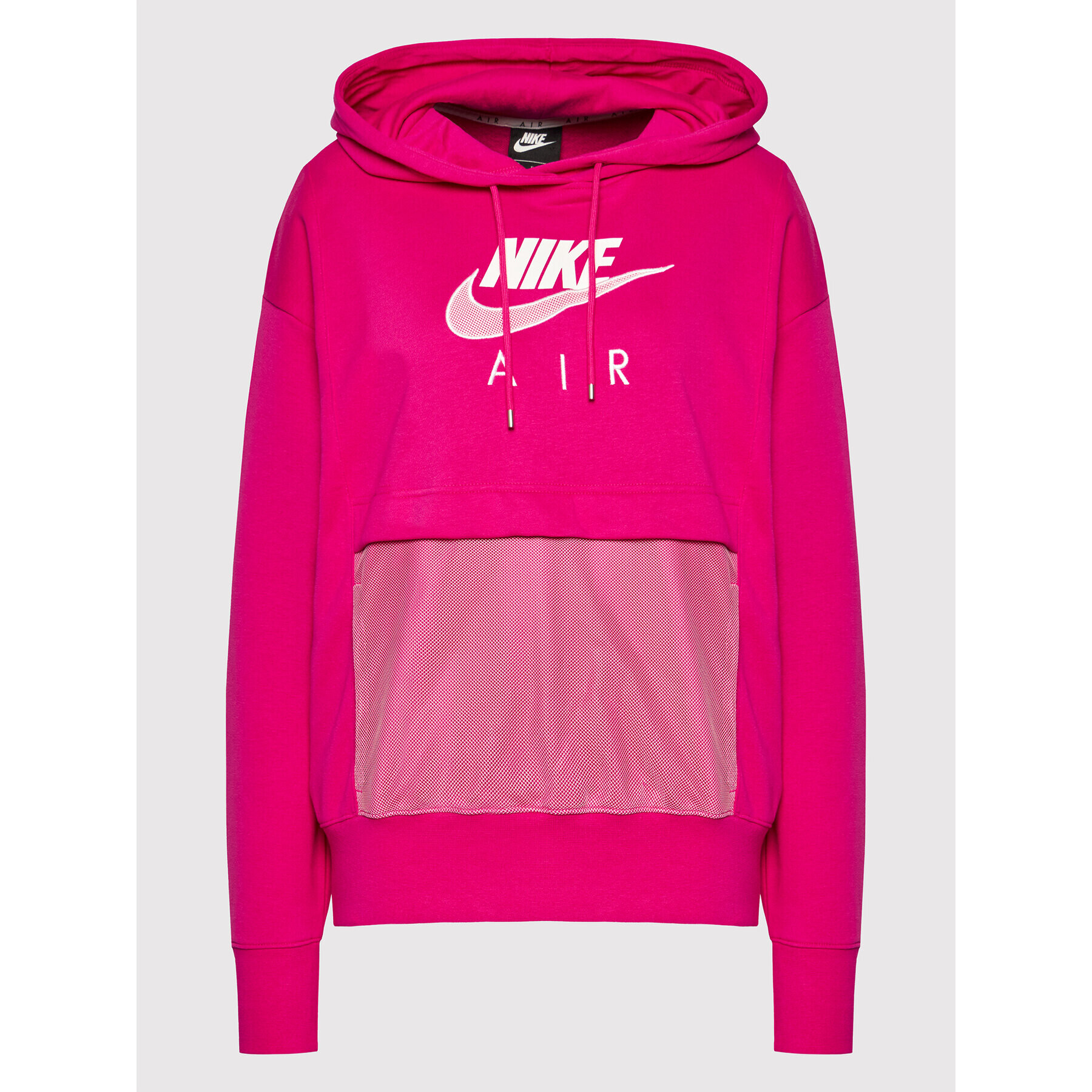 Nike Mikina Sportswear Air CZ8620 Růžová Oversize - Pepit.cz