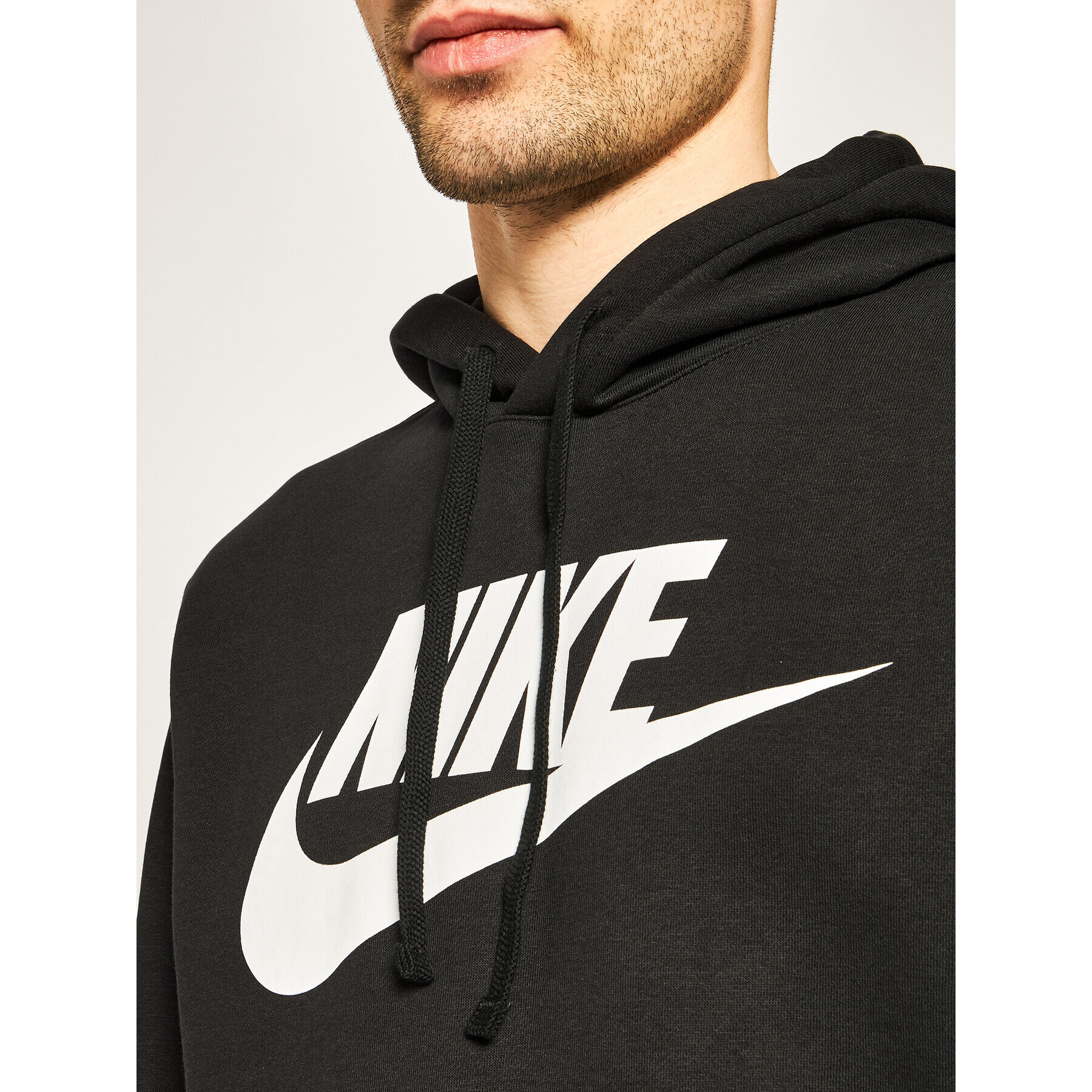 Nike Mikina Sportswear Club BV2973 Černá Standard Fit - Pepit.cz