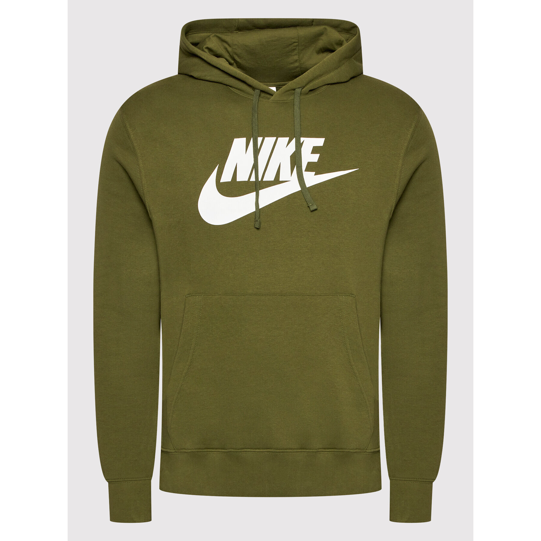 Nike Mikina Sportswear Club BV2973 Zelená Standard Fit - Pepit.cz