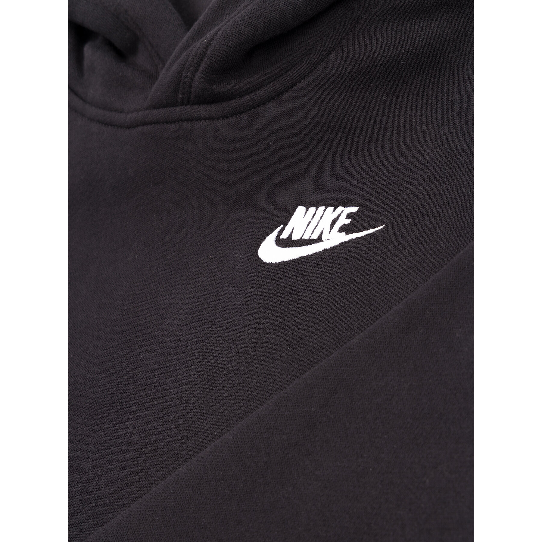 Nike Mikina Sportswear Club BV3757 Černá Standard Fit - Pepit.cz