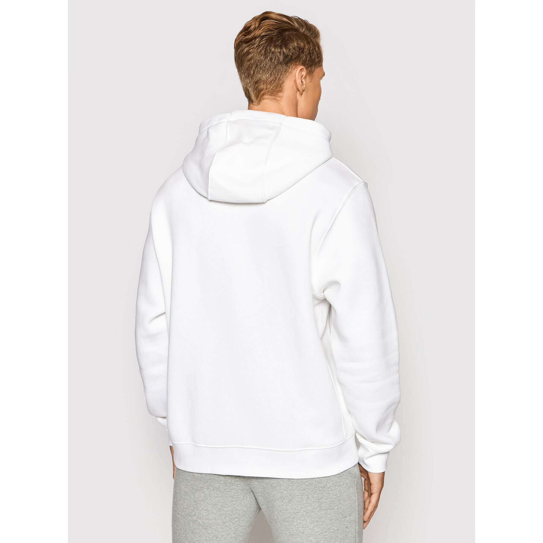 Nike Mikina Sportswear Club Fleece BV2854 Bílá Standard Fit - Pepit.cz