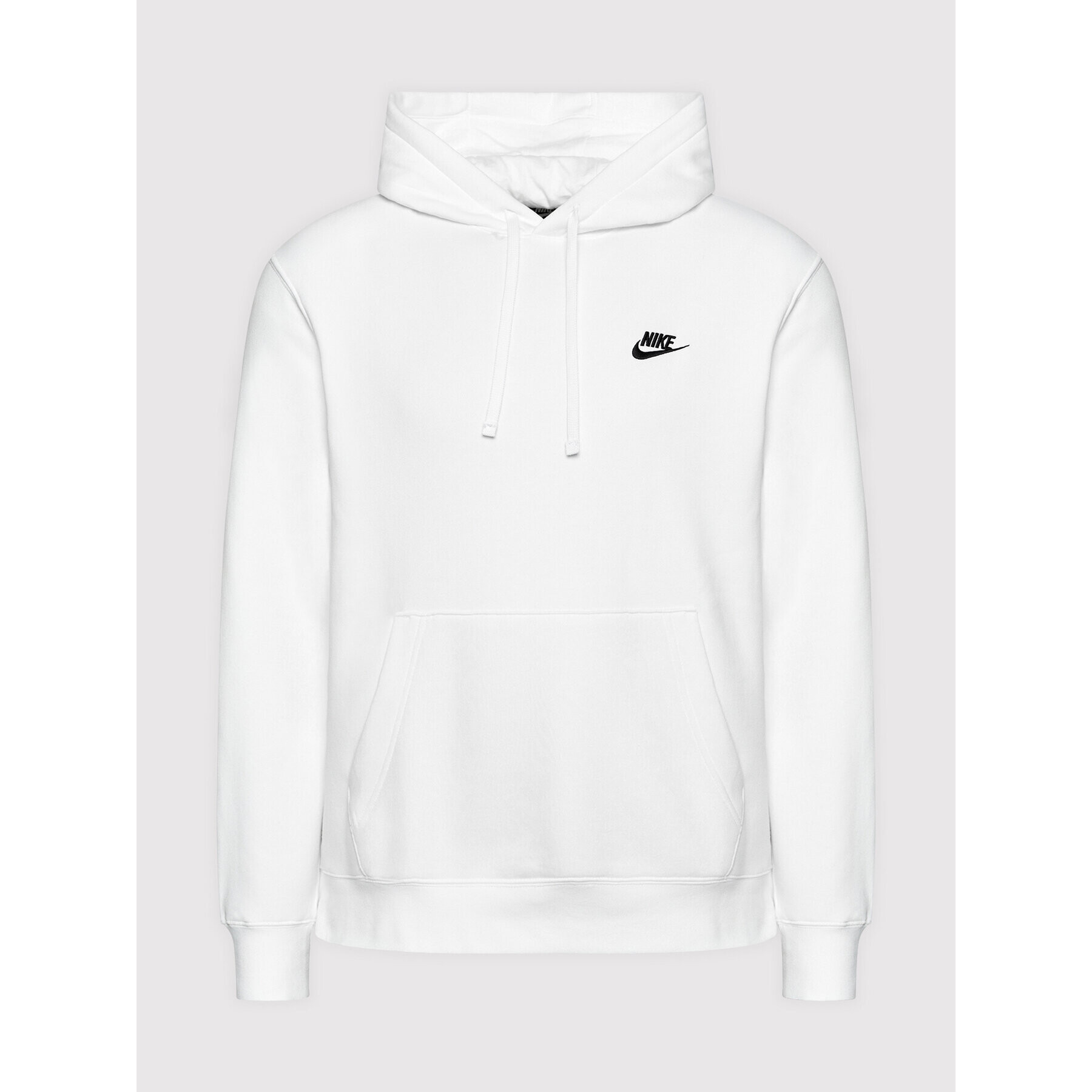 Nike Mikina Sportswear Club Fleece BV2854 Bílá Standard Fit - Pepit.cz