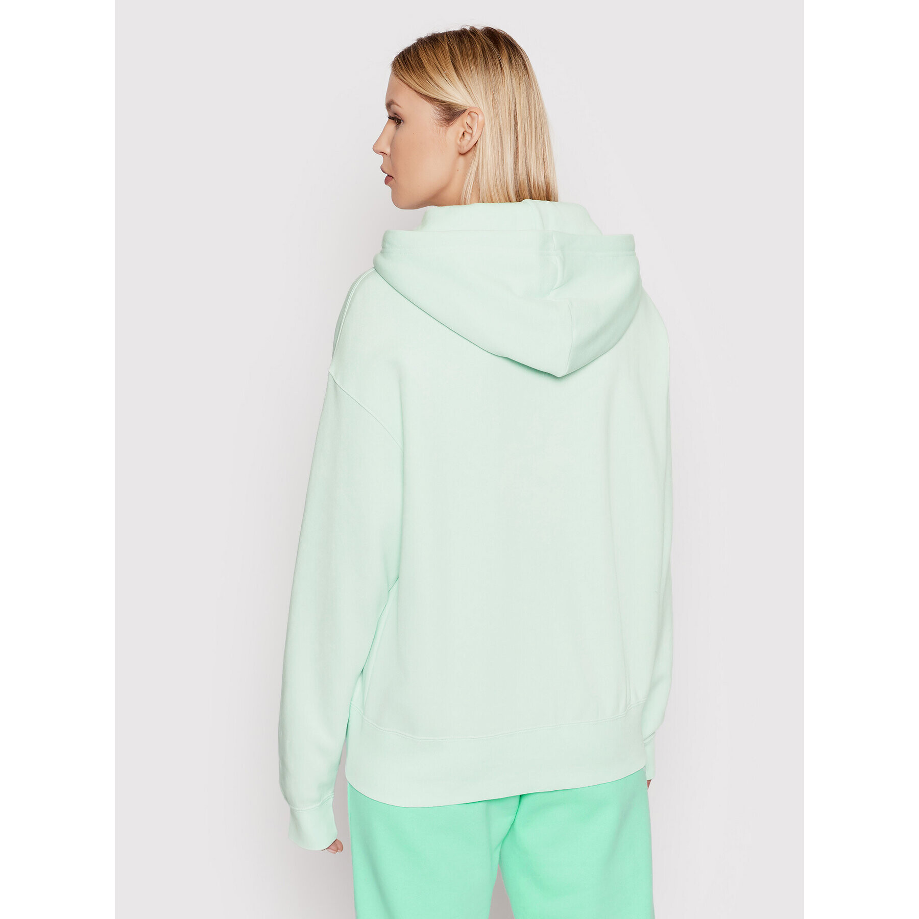 Nike Mikina Sportswear CZ2590 Zelená Oversize - Pepit.cz