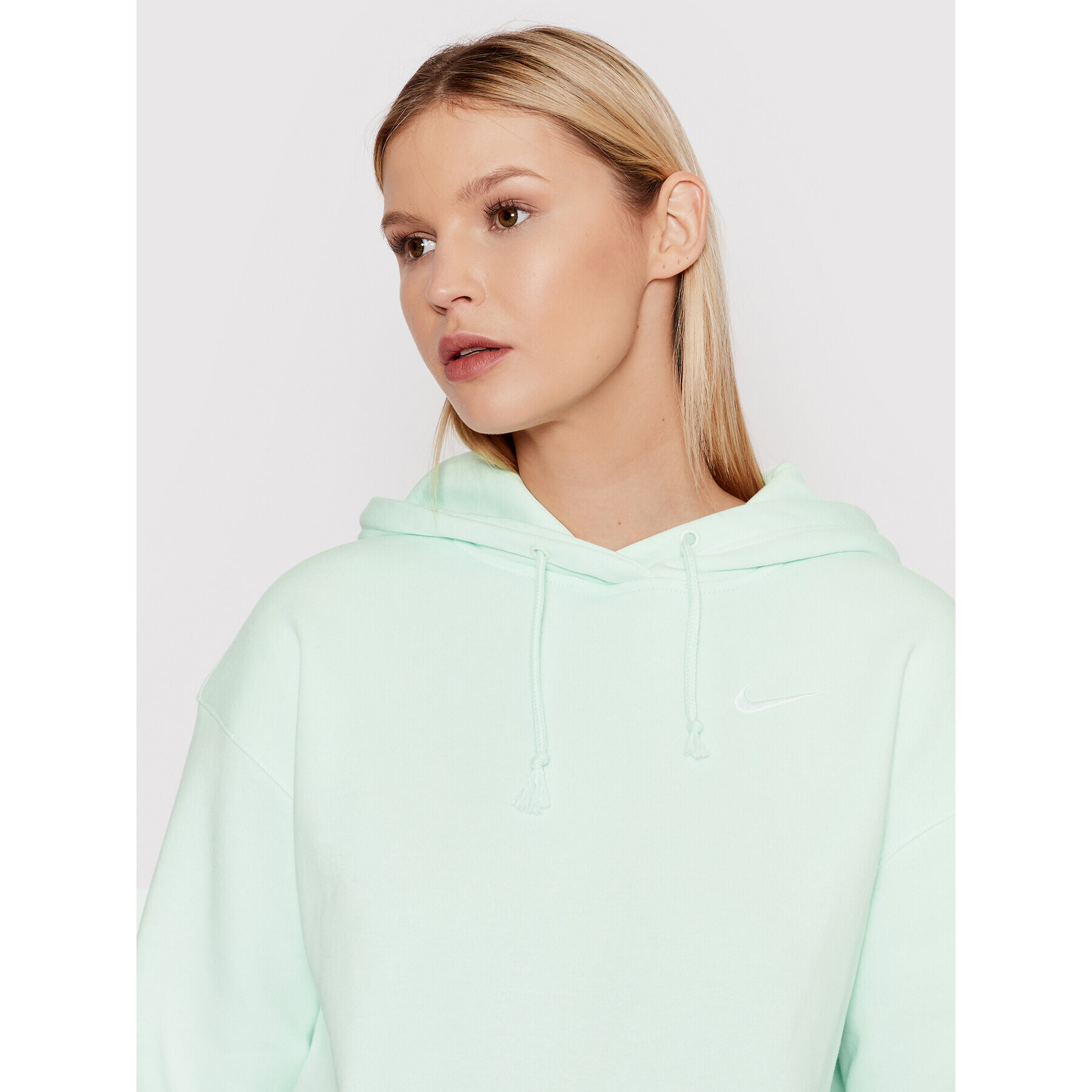 Nike Mikina Sportswear CZ2590 Zelená Oversize - Pepit.cz