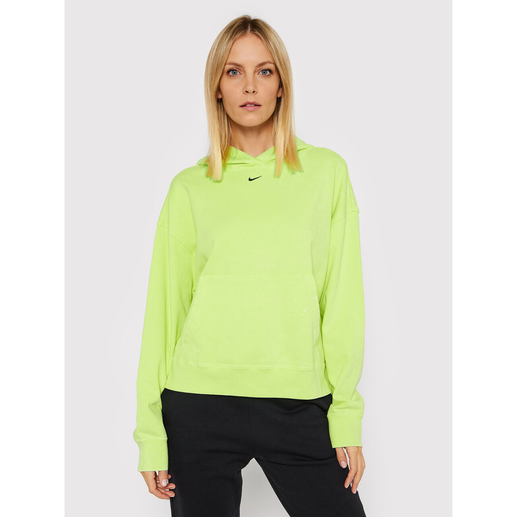 Nike Mikina Sportswear CZ9854 Zelená Oversize - Pepit.cz