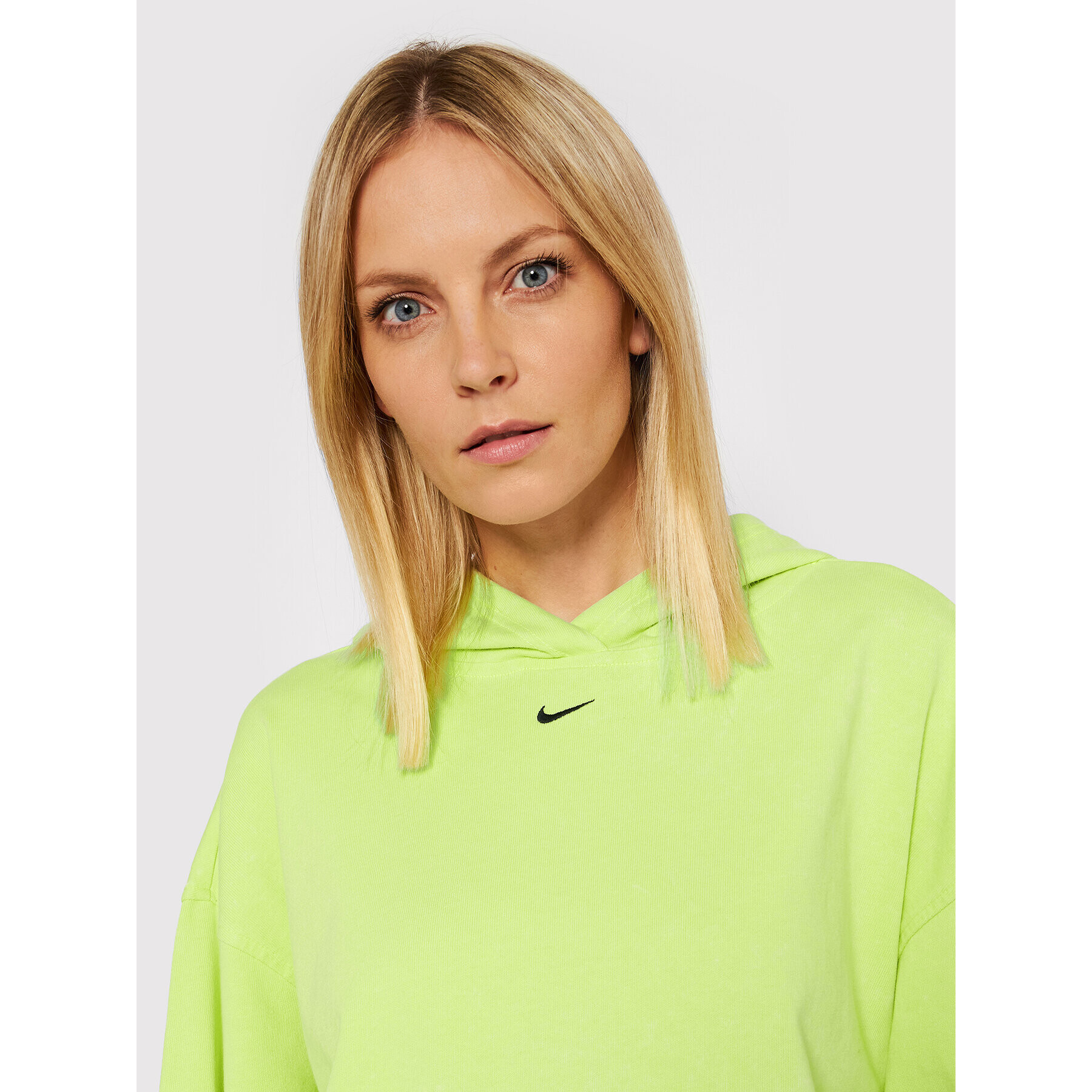 Nike Mikina Sportswear CZ9854 Zelená Oversize - Pepit.cz