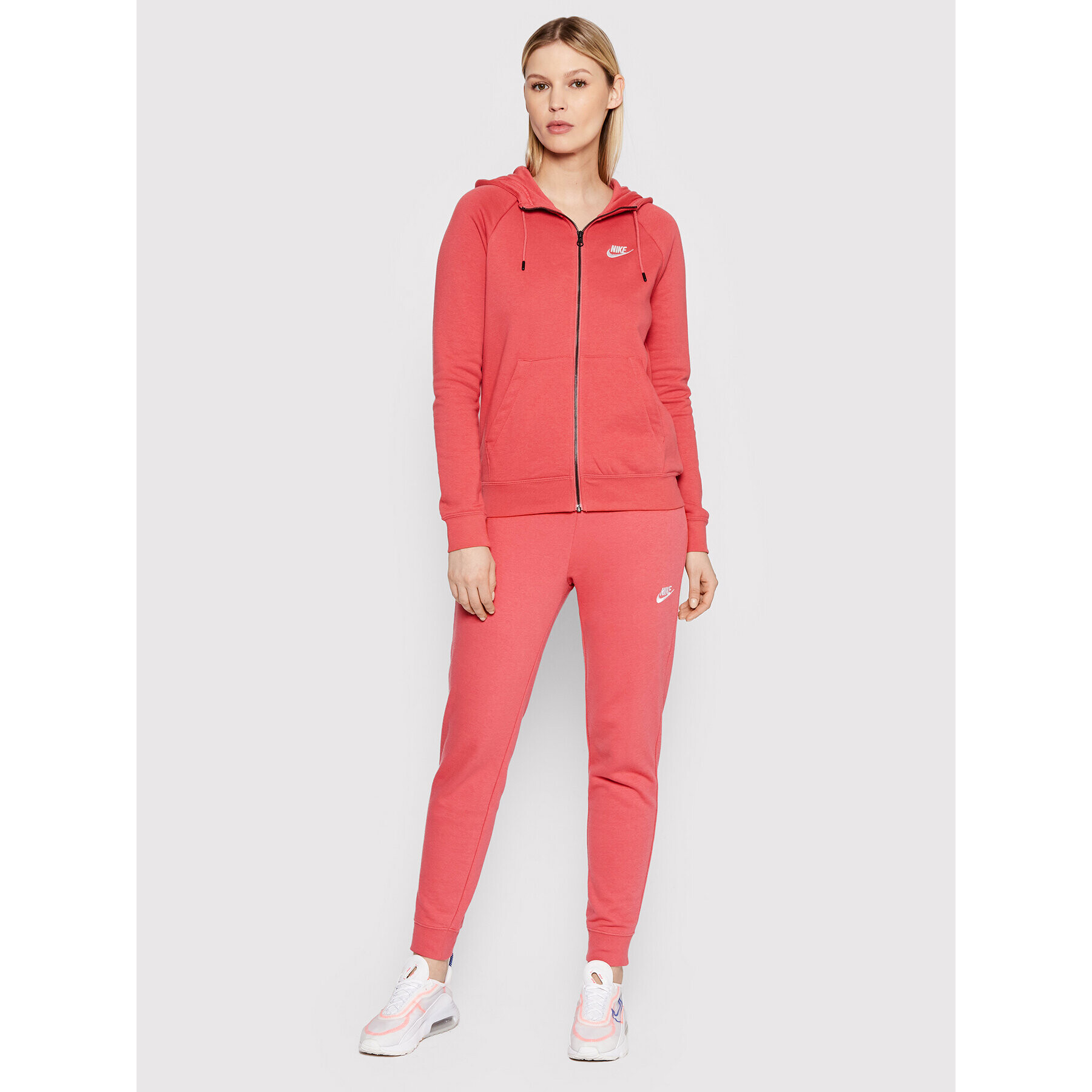 Nike Mikina Sportswear Essential BV4122 Růžová Standard Fit - Pepit.cz