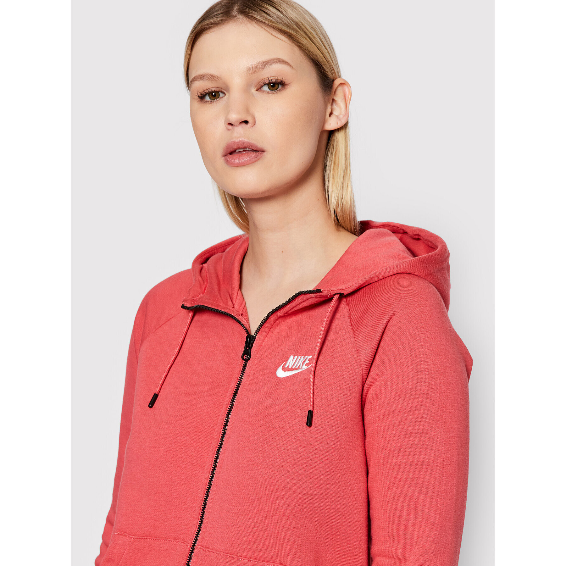 Nike Mikina Sportswear Essential BV4122 Růžová Standard Fit - Pepit.cz