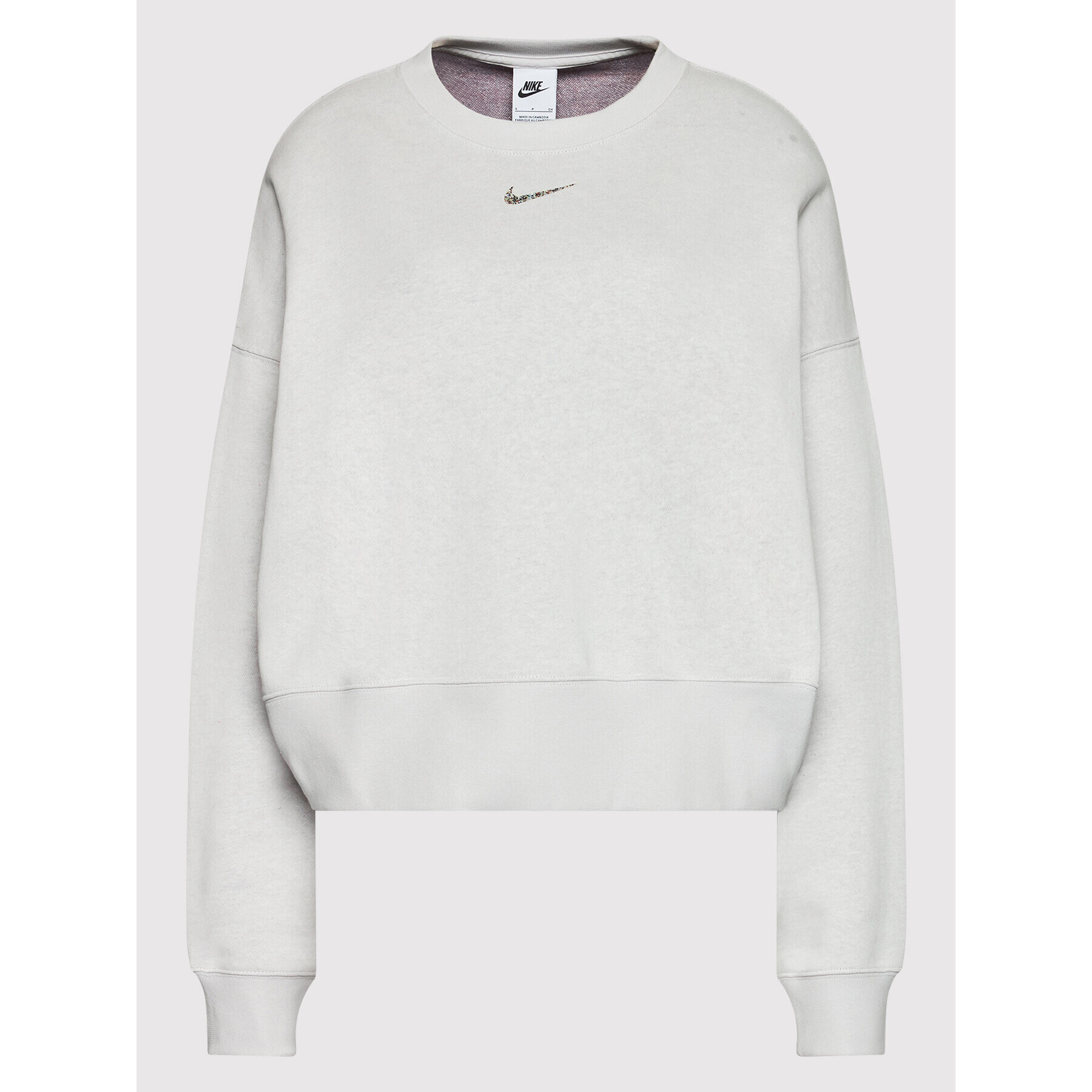 Nike Mikina Sportswear Essentials DJ6937 Šedá Oversize - Pepit.cz