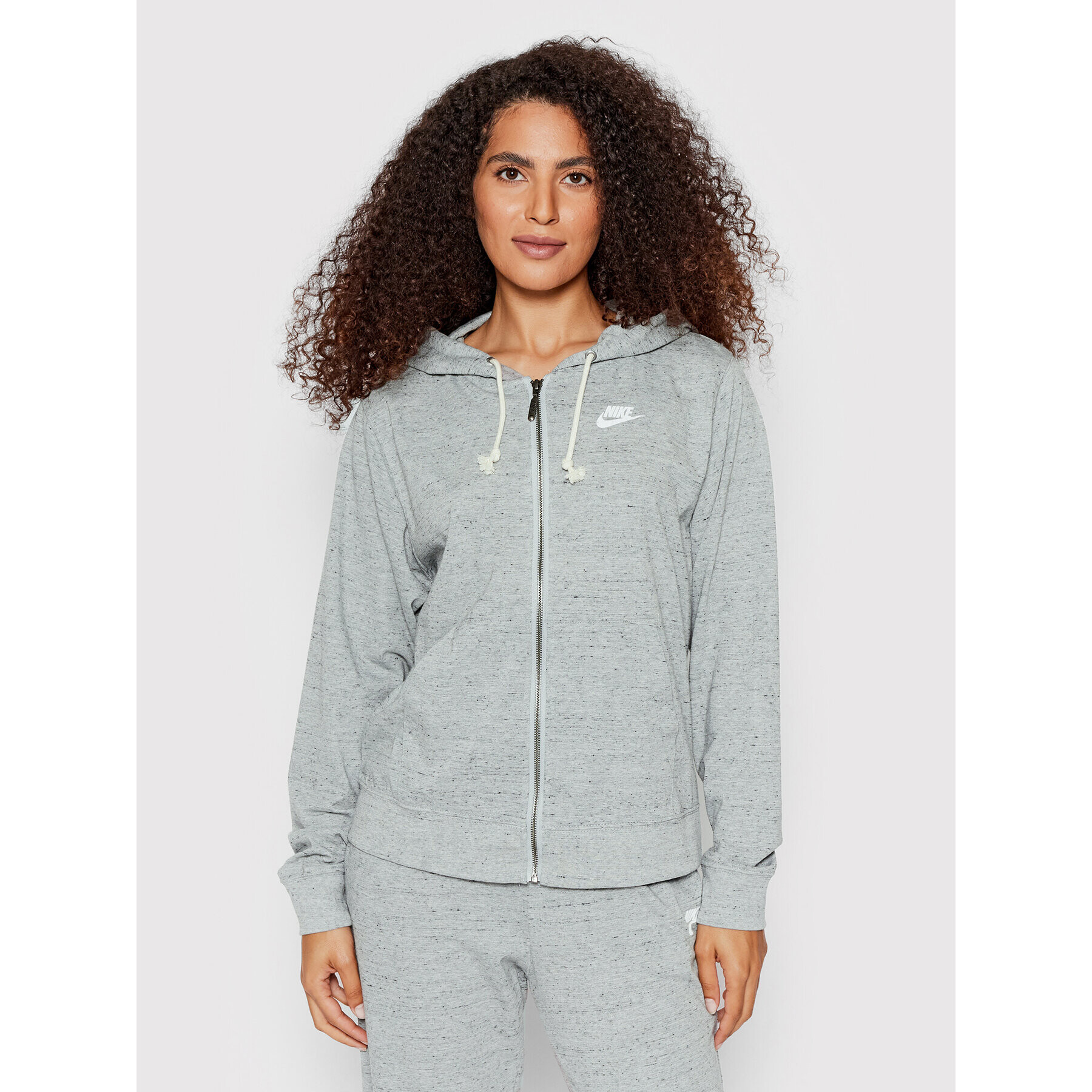 Nike Mikina Sportswear Gym Vintage DM6386 Šedá Relaxed Fit - Pepit.cz