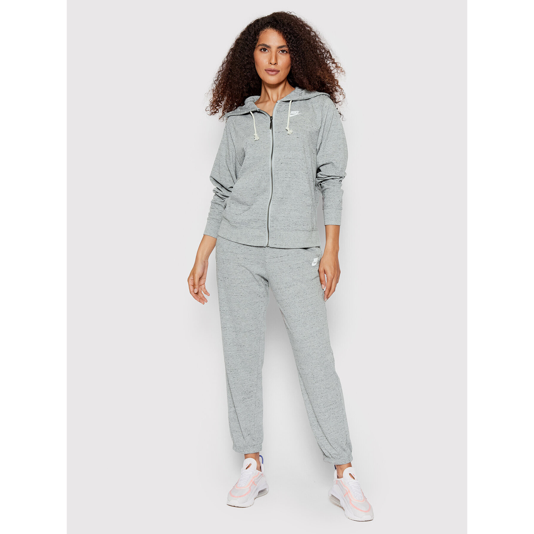 Nike Mikina Sportswear Gym Vintage DM6386 Šedá Relaxed Fit - Pepit.cz