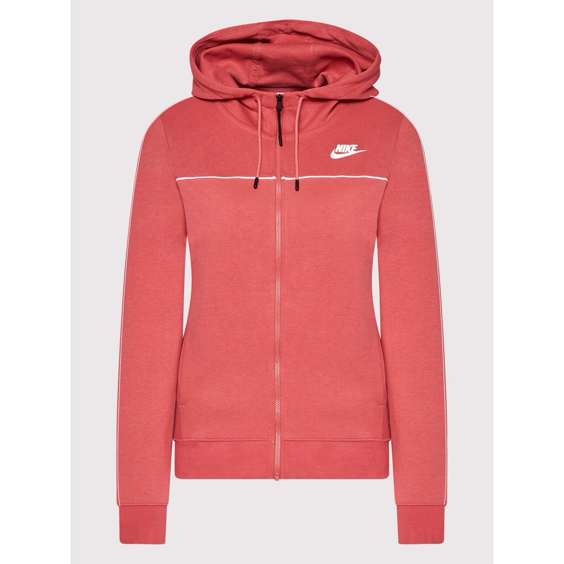 Nike Mikina Sportswear Millenium CZ8338 Růžová Standard Fit - Pepit.cz