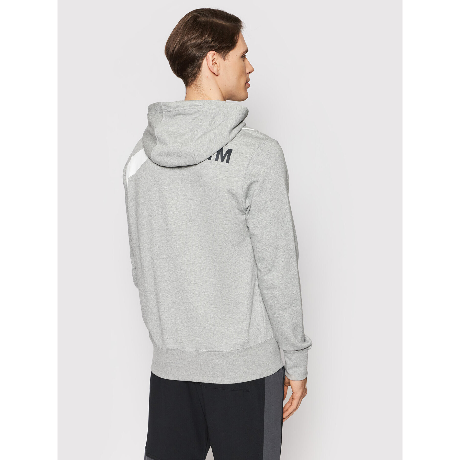 Nike Mikina Sportwear Swoosh DH1027 Šedá Standard Fit - Pepit.cz