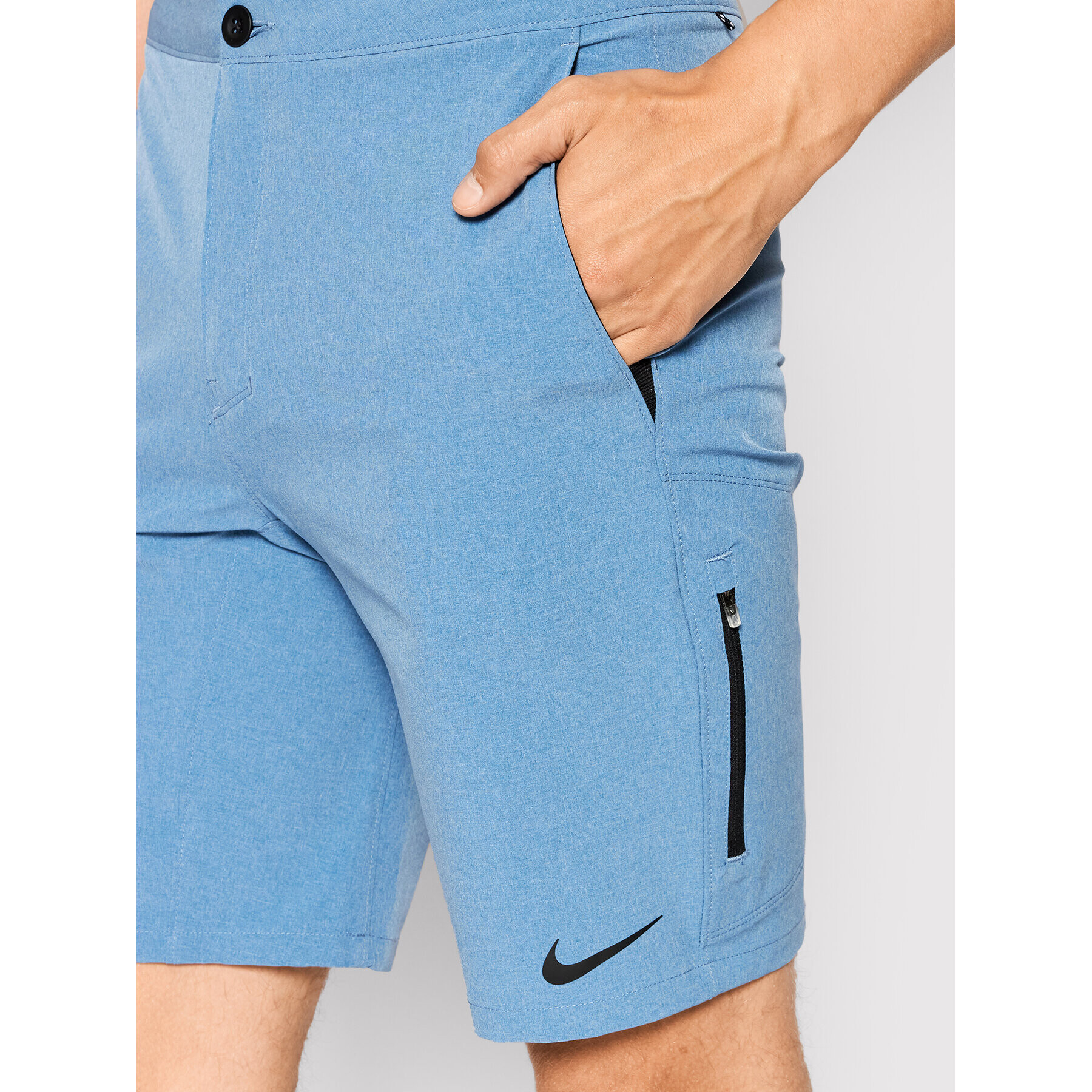 Nike Plavecké šortky Hybrid 9" NESSC515 Modrá Regular Fit - Pepit.cz