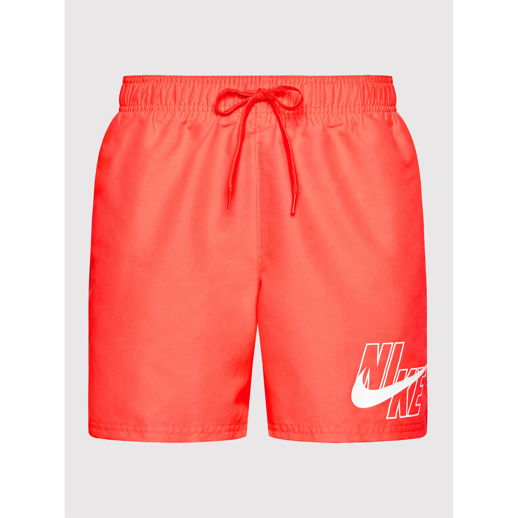 Nike Plavecké šortky Logo Lap 5 NESSA566 Červená Standard Fit - Pepit.cz