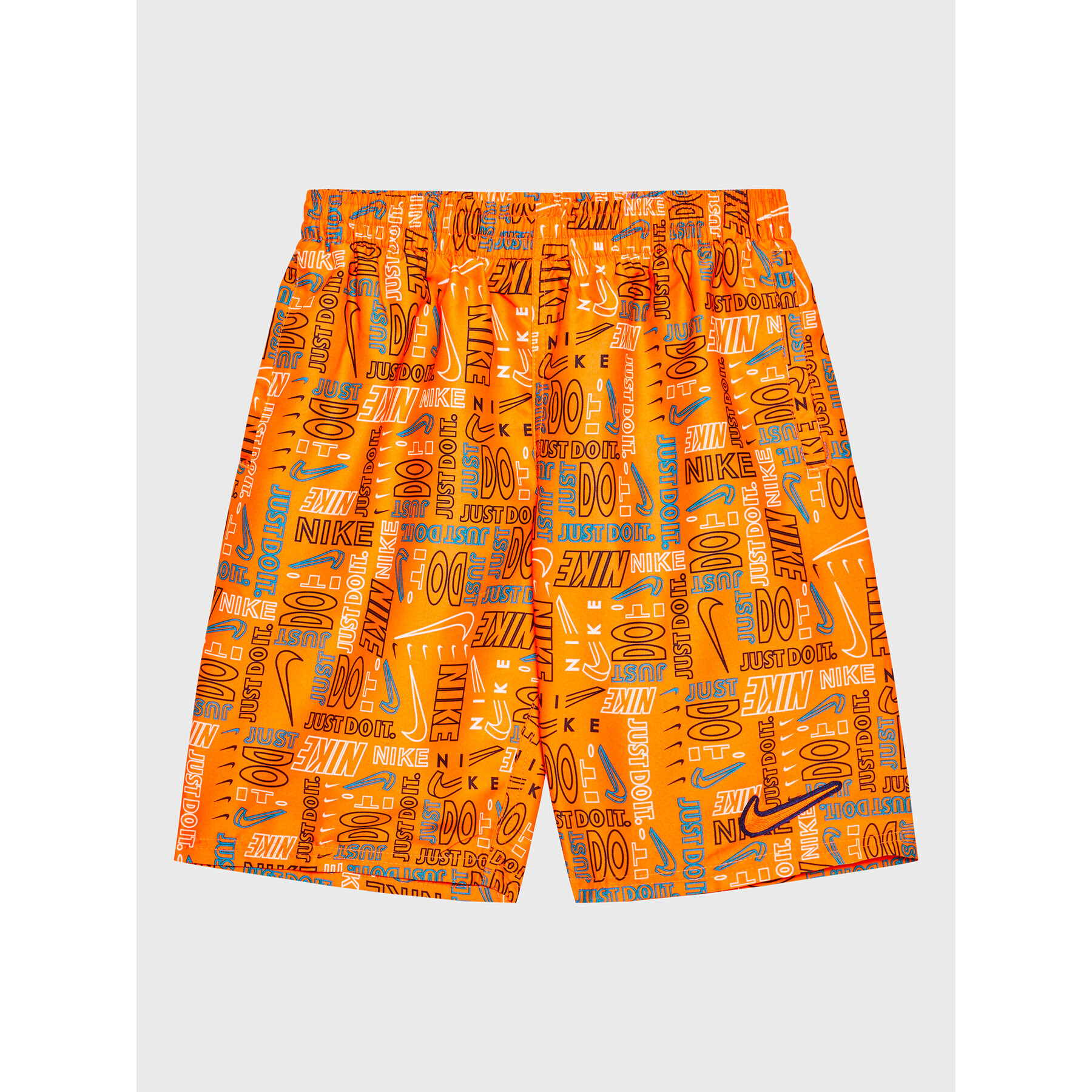 Nike Plavecké šortky Logo Mashup NESSC791 Oranžová Regular Fit - Pepit.cz