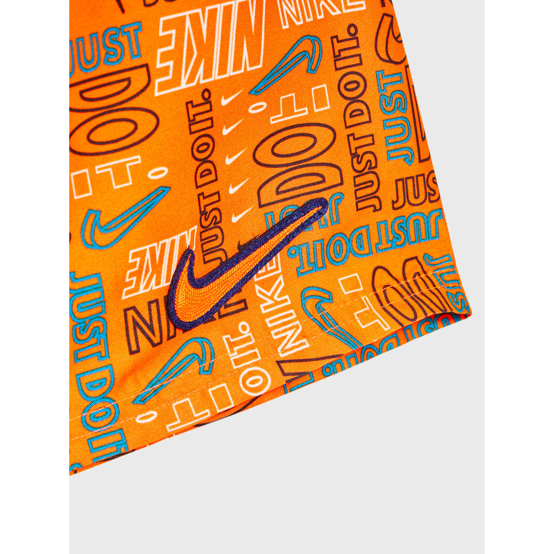 Nike Plavecké šortky Logo Mashup NESSC791 Oranžová Regular Fit - Pepit.cz