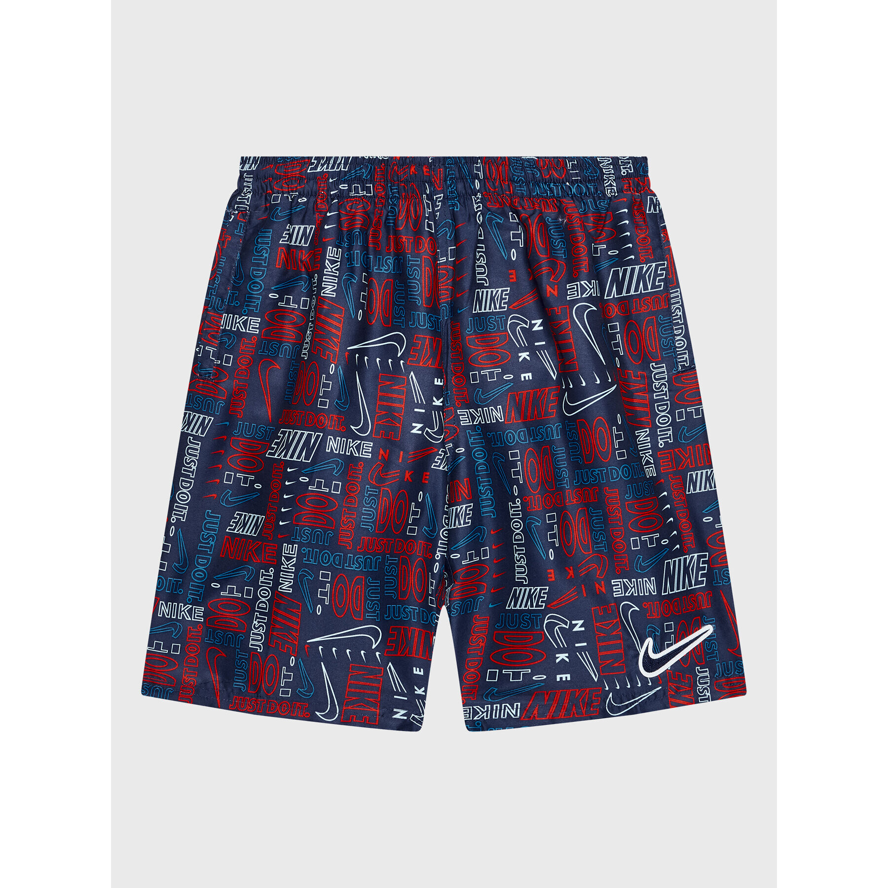 Nike Plavecké šortky Logo Mashup NESSC791 Tmavomodrá Regular Fit - Pepit.cz