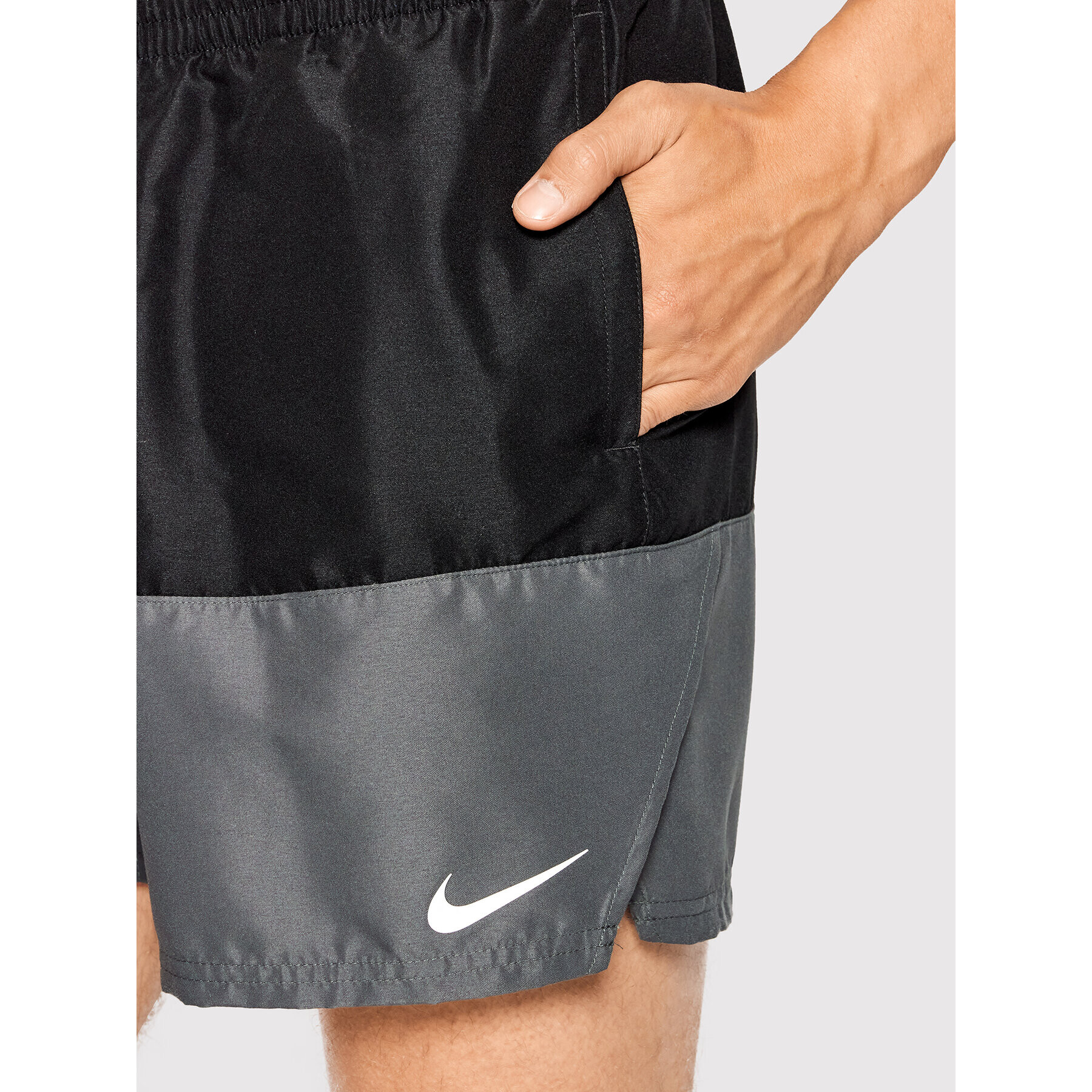 Nike Plavecké šortky Split Panel NESSB451 Černá Regular Fit - Pepit.cz