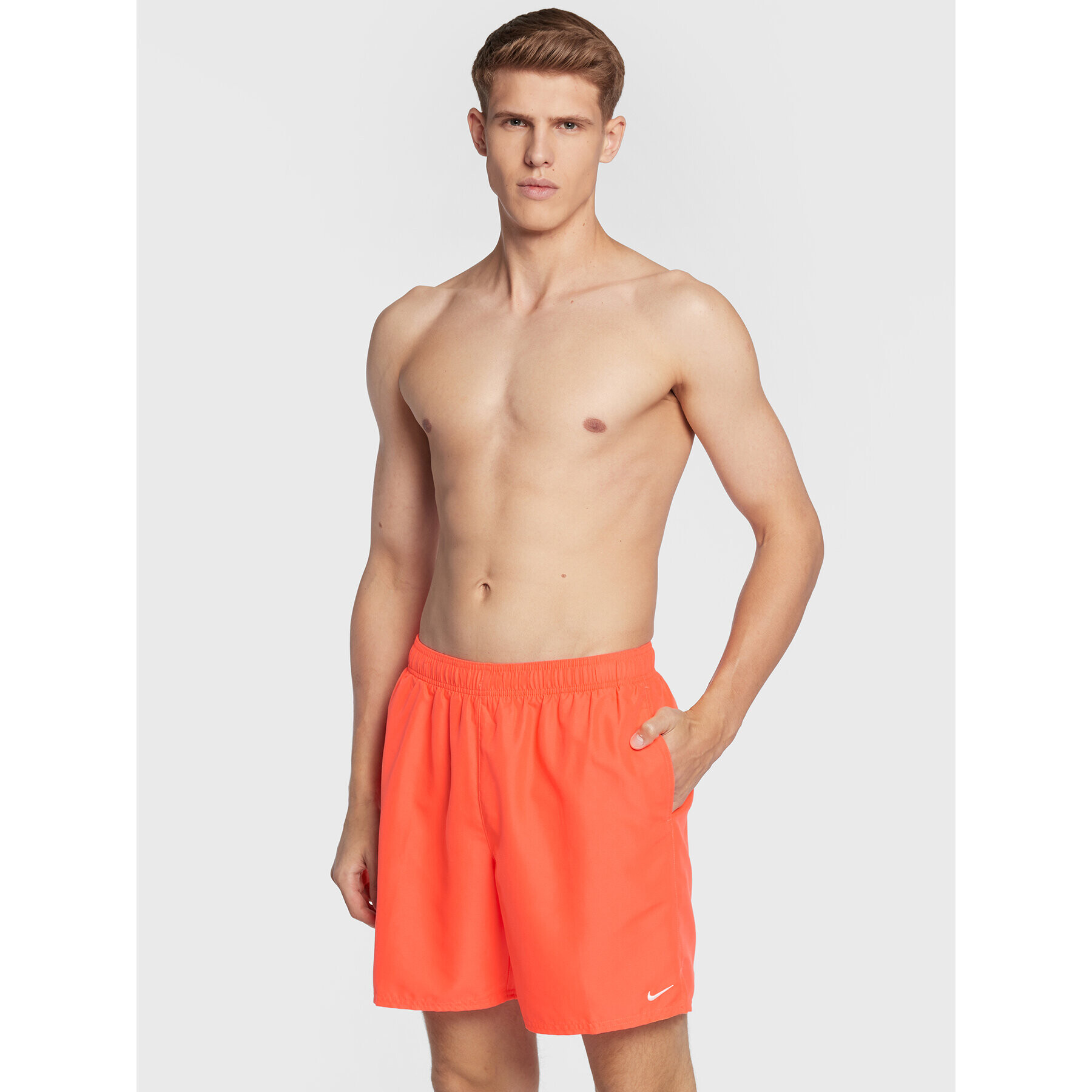 Nike Plavecké šortky Volley NESSA559 Oranžová Regular Fit - Pepit.cz