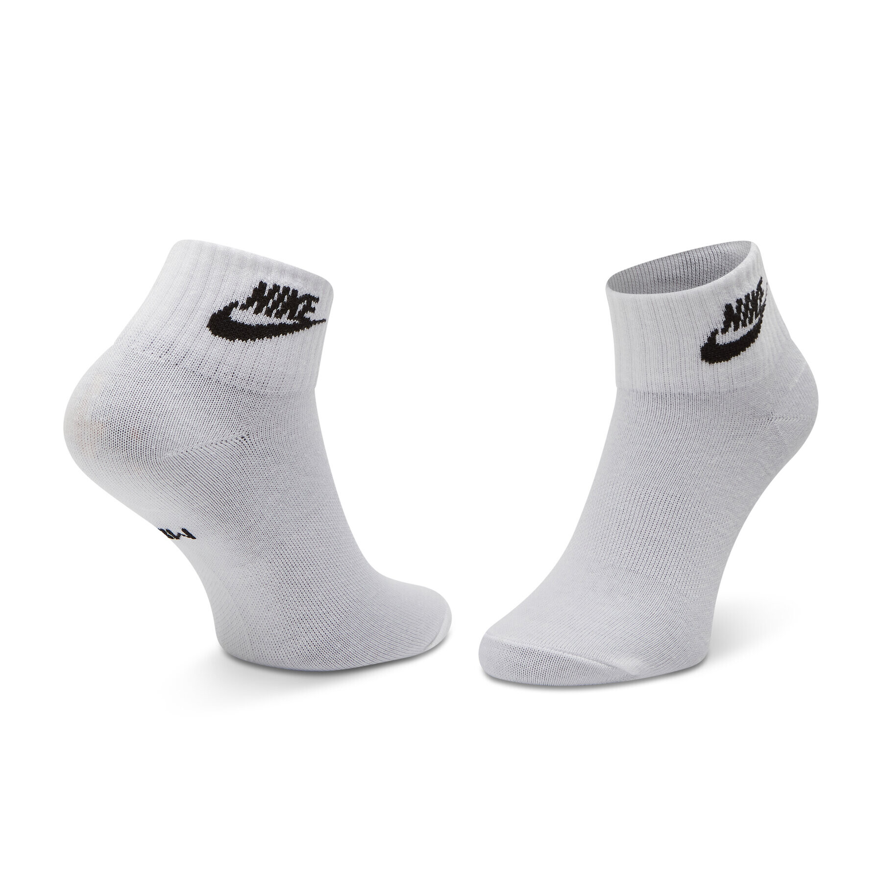 Nike Sada 3 párů vysokých ponožek unisex SK0110-101 Bílá - Pepit.cz