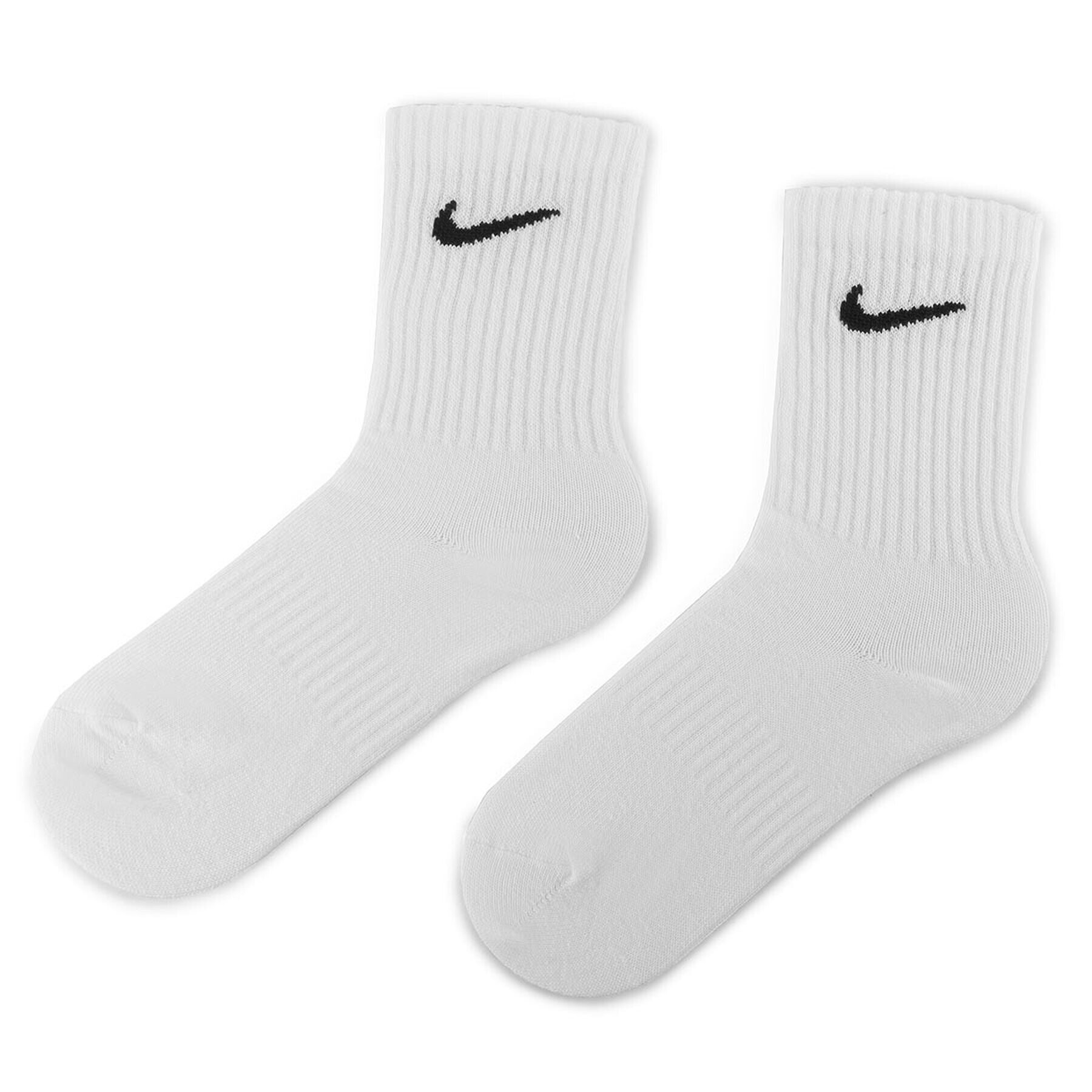 Nike Sada 3 párů vysokých ponožek unisex SX7676 100 Bílá - Pepit.cz