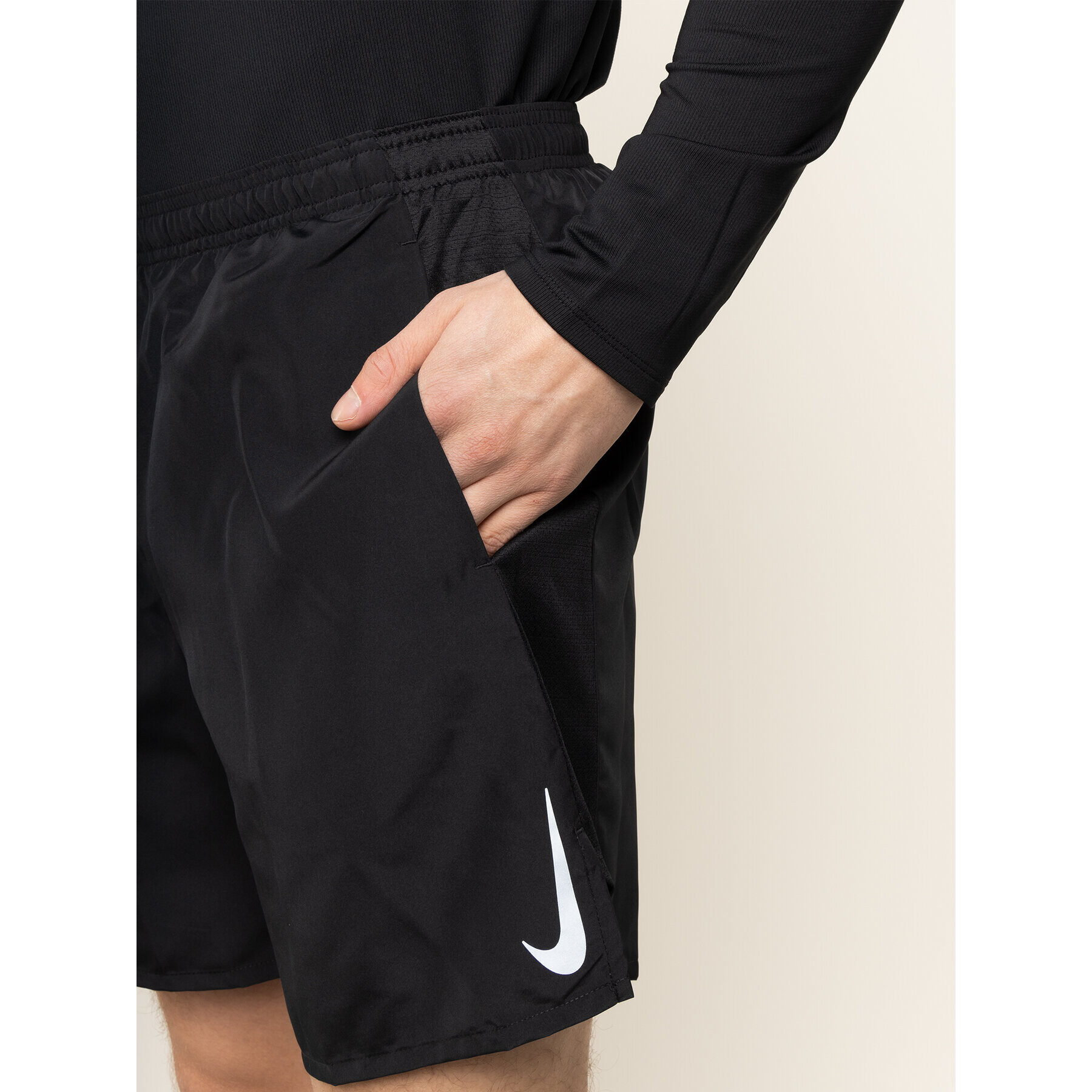 Nike Sportovní kraťasy Challenger AJ7741 Černá Standard Fit - Pepit.cz