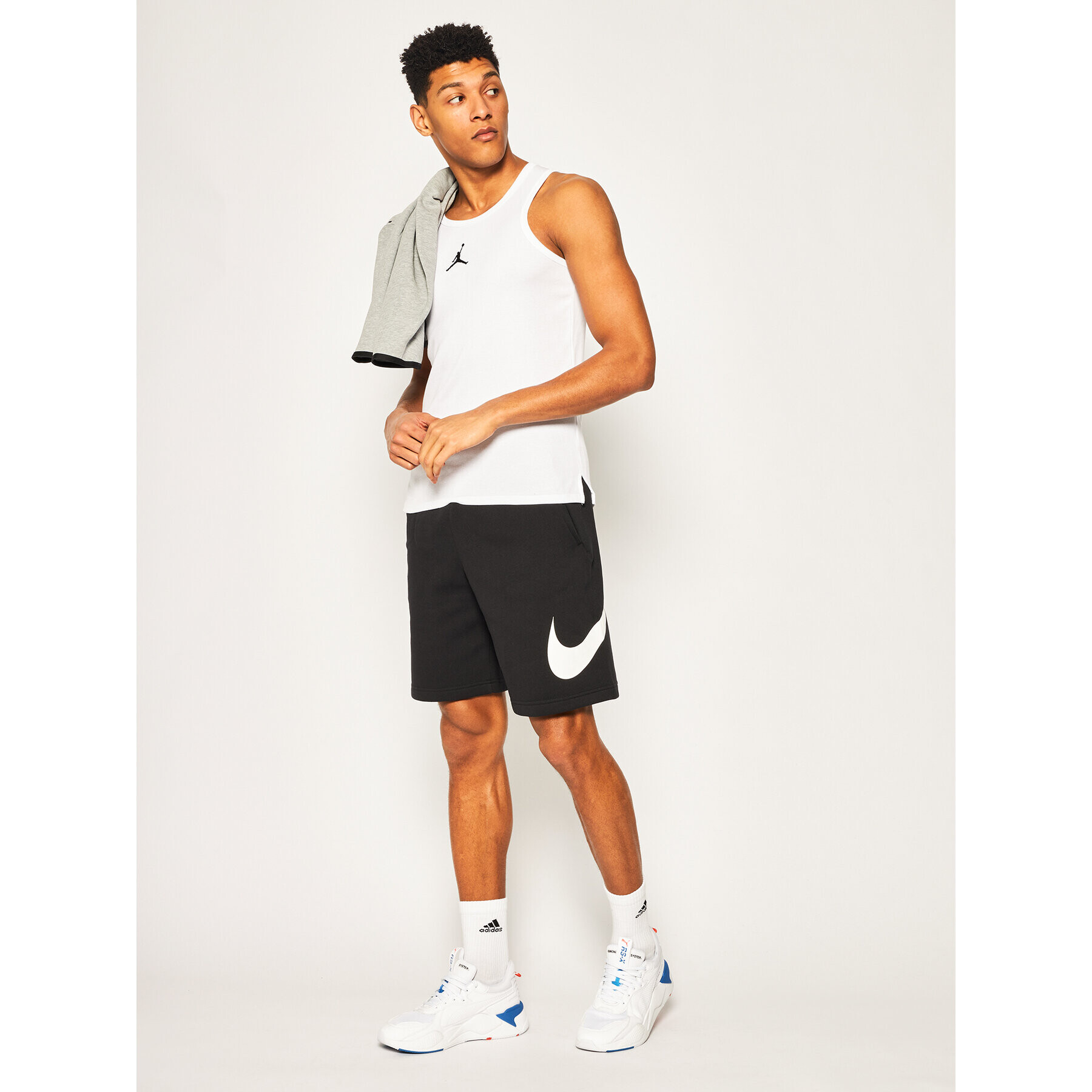 Nike Sportovní kraťasy Club Short Bb BV2721 Černá Standard Fit - Pepit.cz