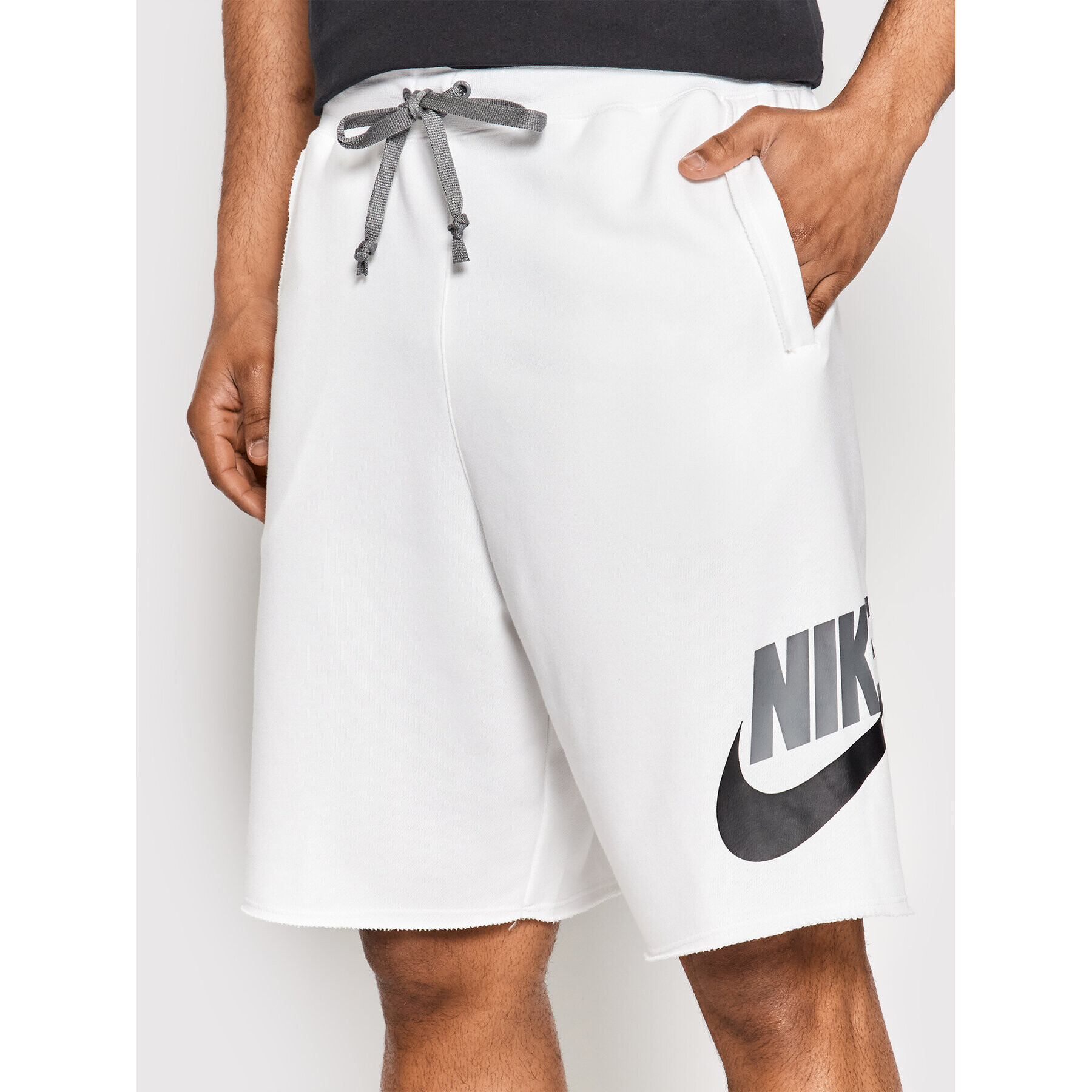 Nike Sportovní kraťasy Sport Essentials DM6817 Bílá Loose Fit - Pepit.cz