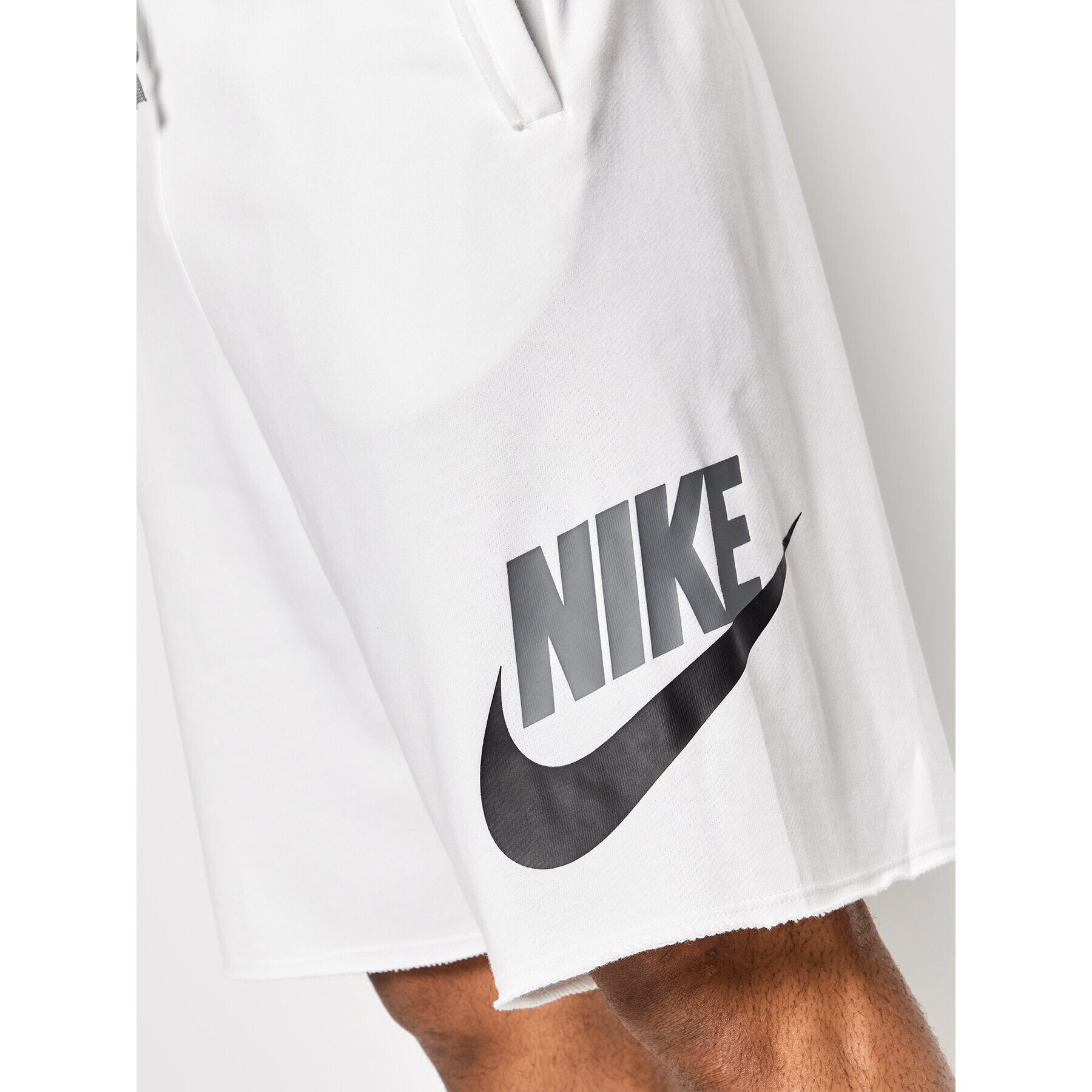 Nike Sportovní kraťasy Sport Essentials DM6817 Bílá Loose Fit - Pepit.cz