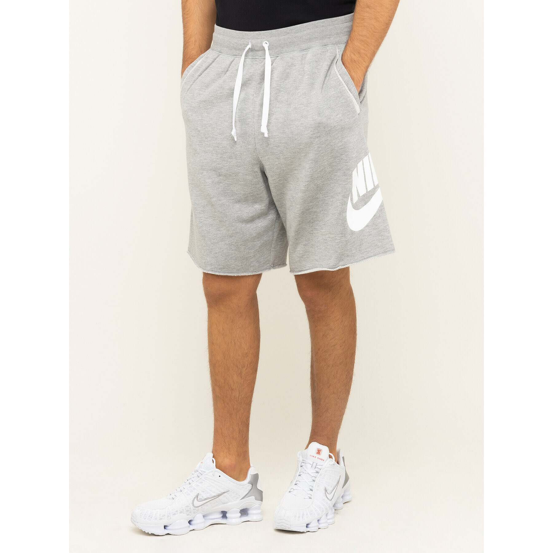 Nike Sportovní kraťasy Sportswear Alumni AR2375 Šedá Loose Fit - Pepit.cz