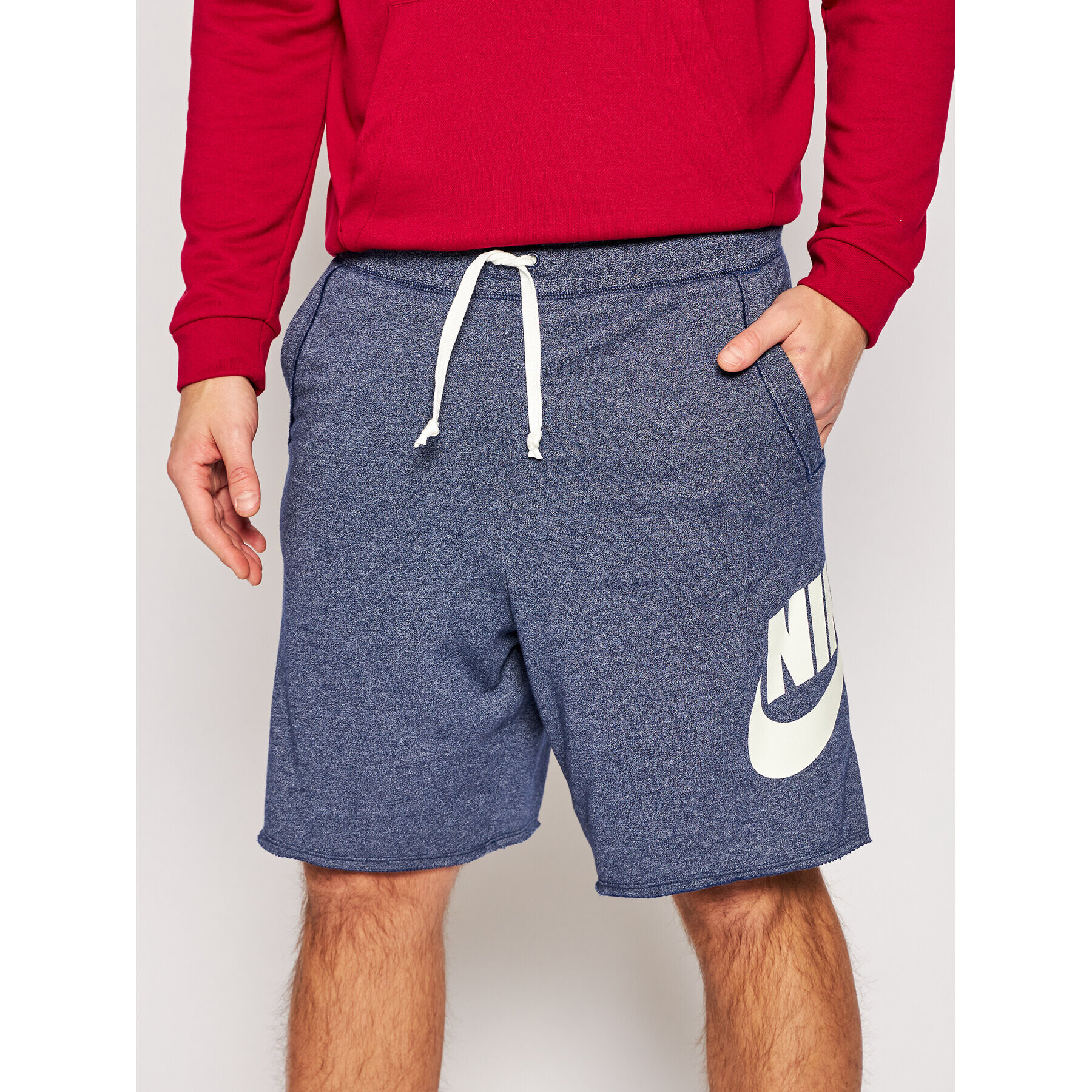 Nike Sportovní kraťasy Sportswear Alumni AR2375 Tmavomodrá Loose Fit - Pepit.cz