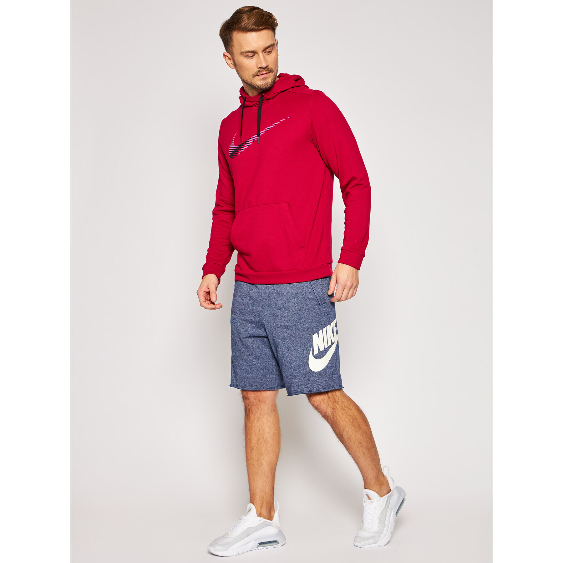 Nike Sportovní kraťasy Sportswear Alumni AR2375 Tmavomodrá Loose Fit - Pepit.cz