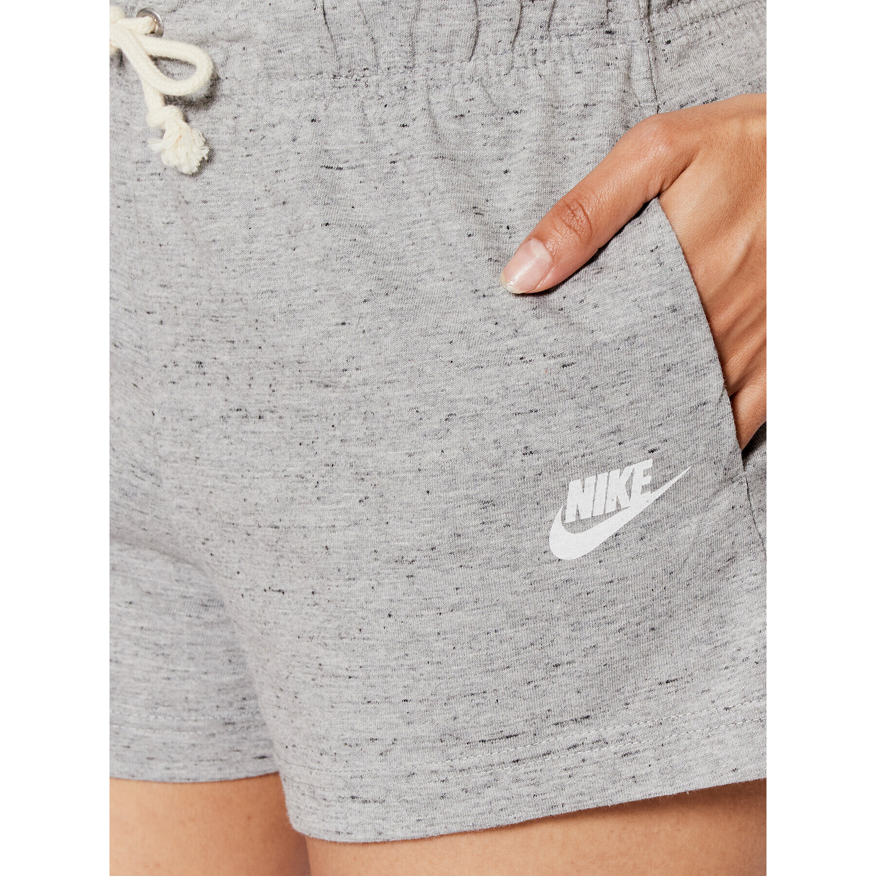 Nike Sportovní kraťasy Sportswear Gym Vintage DM6392 Šedá Regular Fit - Pepit.cz