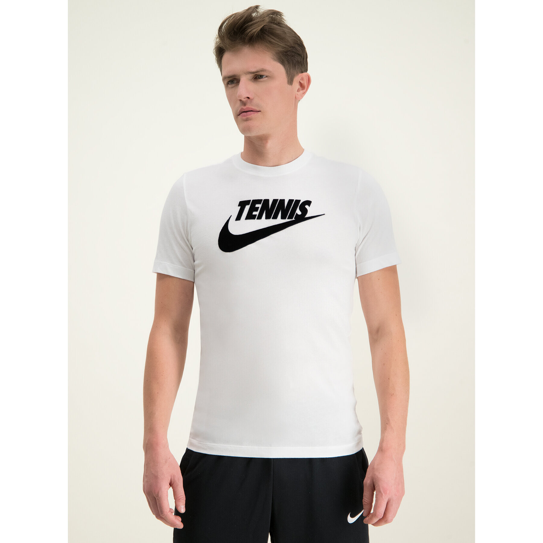 Nike T-Shirt Court CJ0429 Bílá Standard Fit - Pepit.cz