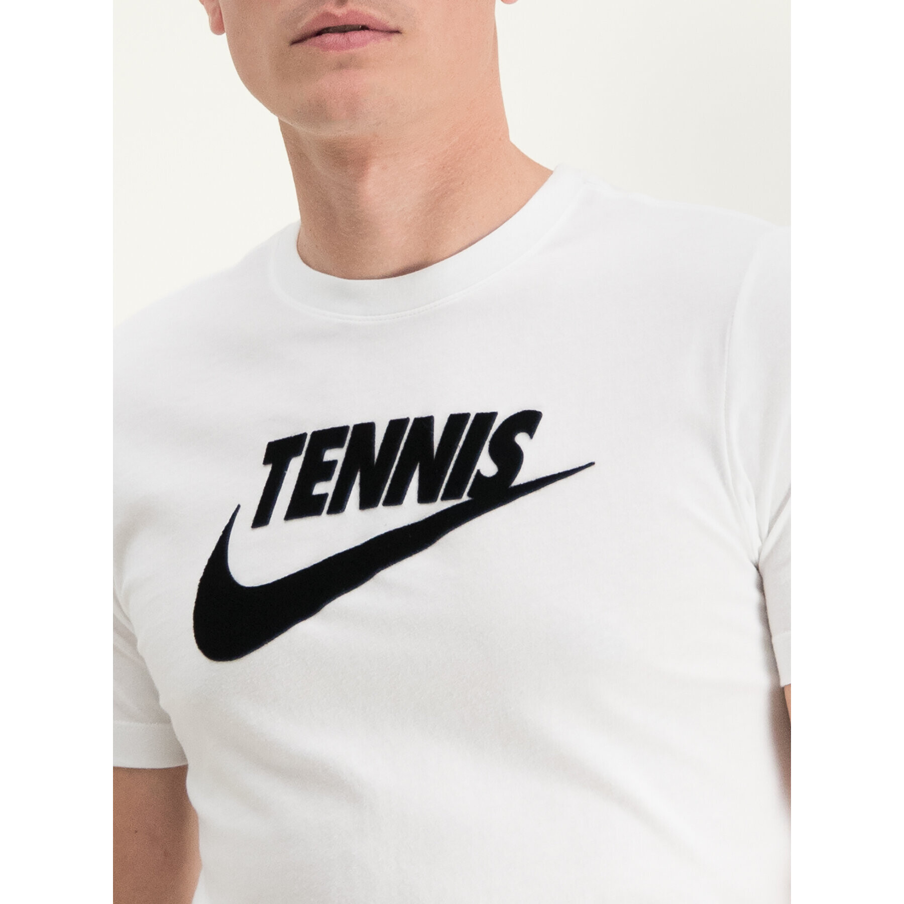 Nike T-Shirt Court CJ0429 Bílá Standard Fit - Pepit.cz