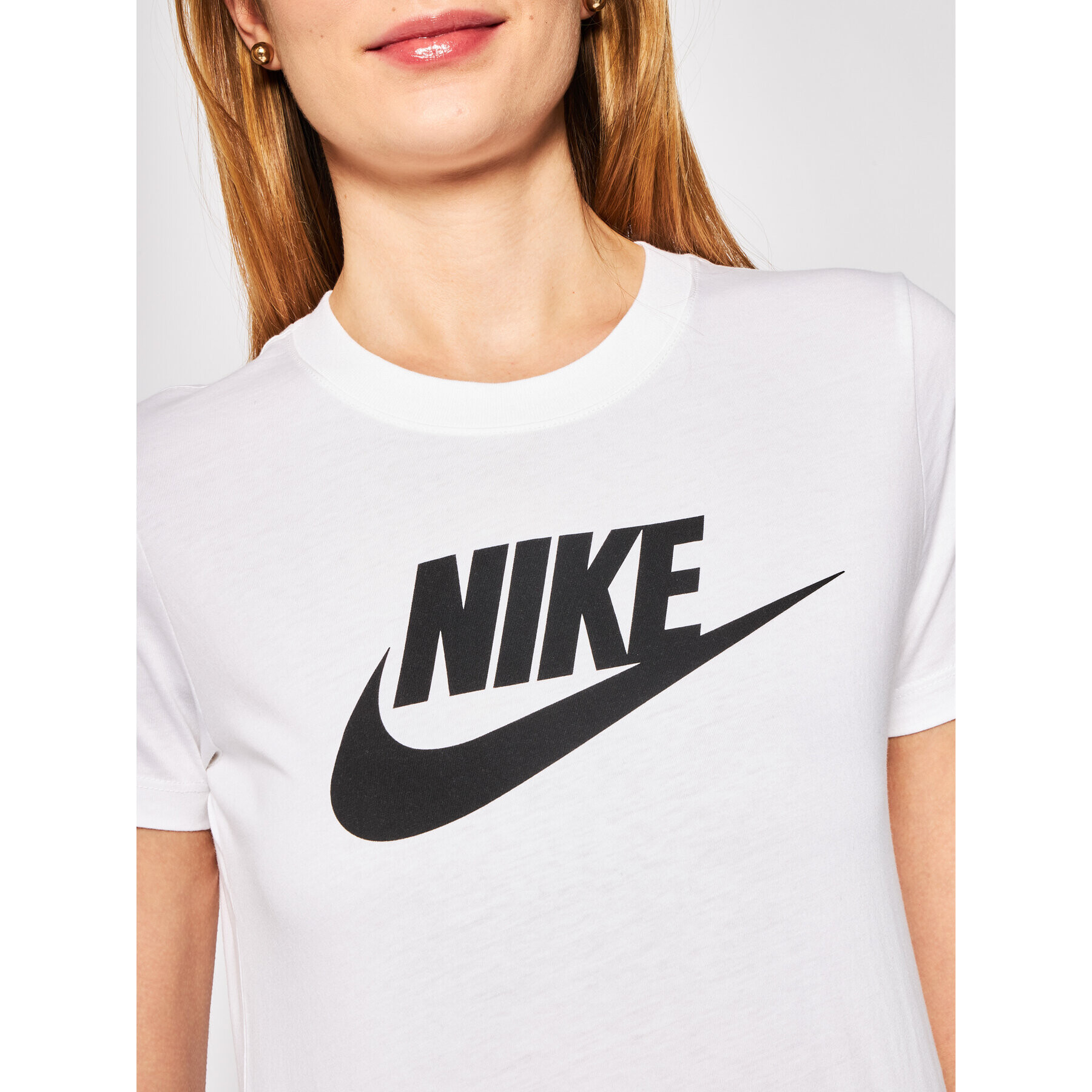 Nike T-Shirt Essential BV6169 Bílá Regular Fit - Pepit.cz