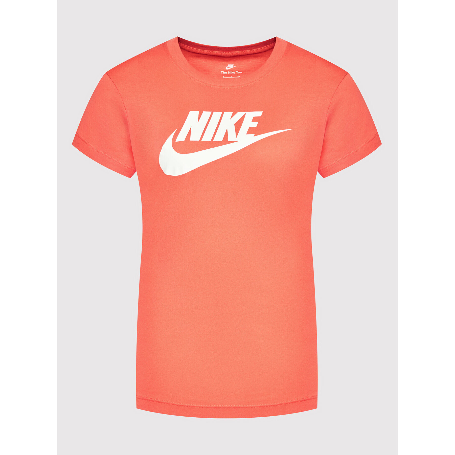 Nike T-Shirt Essential BV6169 Oranžová Regular Fit - Pepit.cz