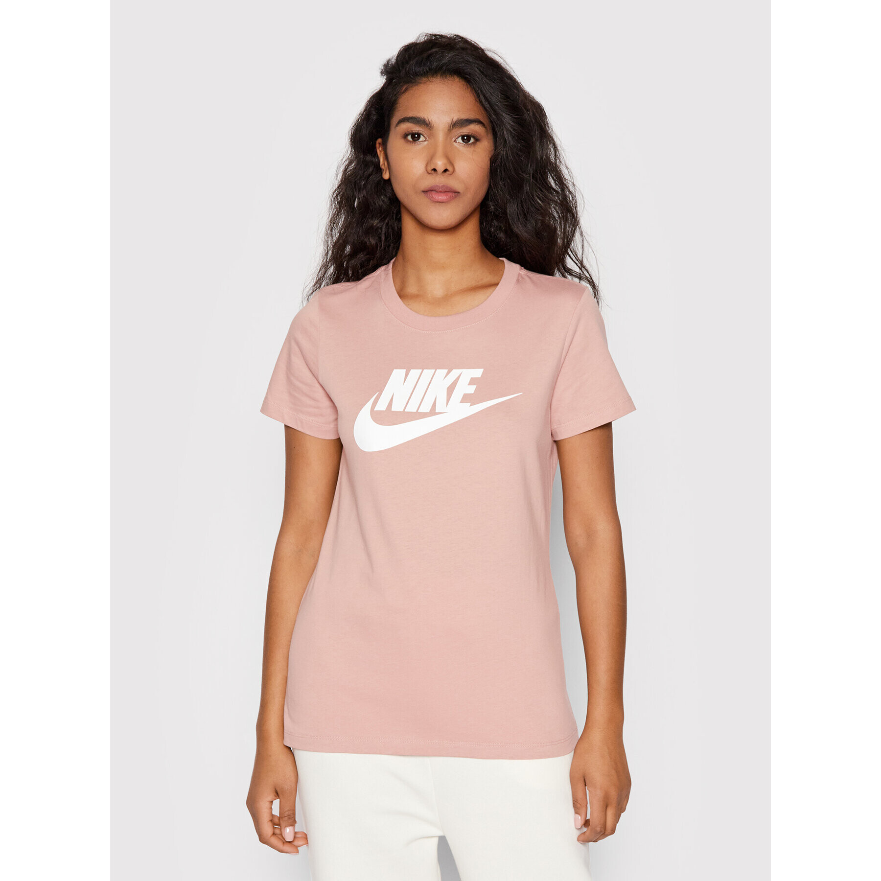 Nike T-Shirt Essential BV6169 Růžová Regular Fit - Pepit.cz