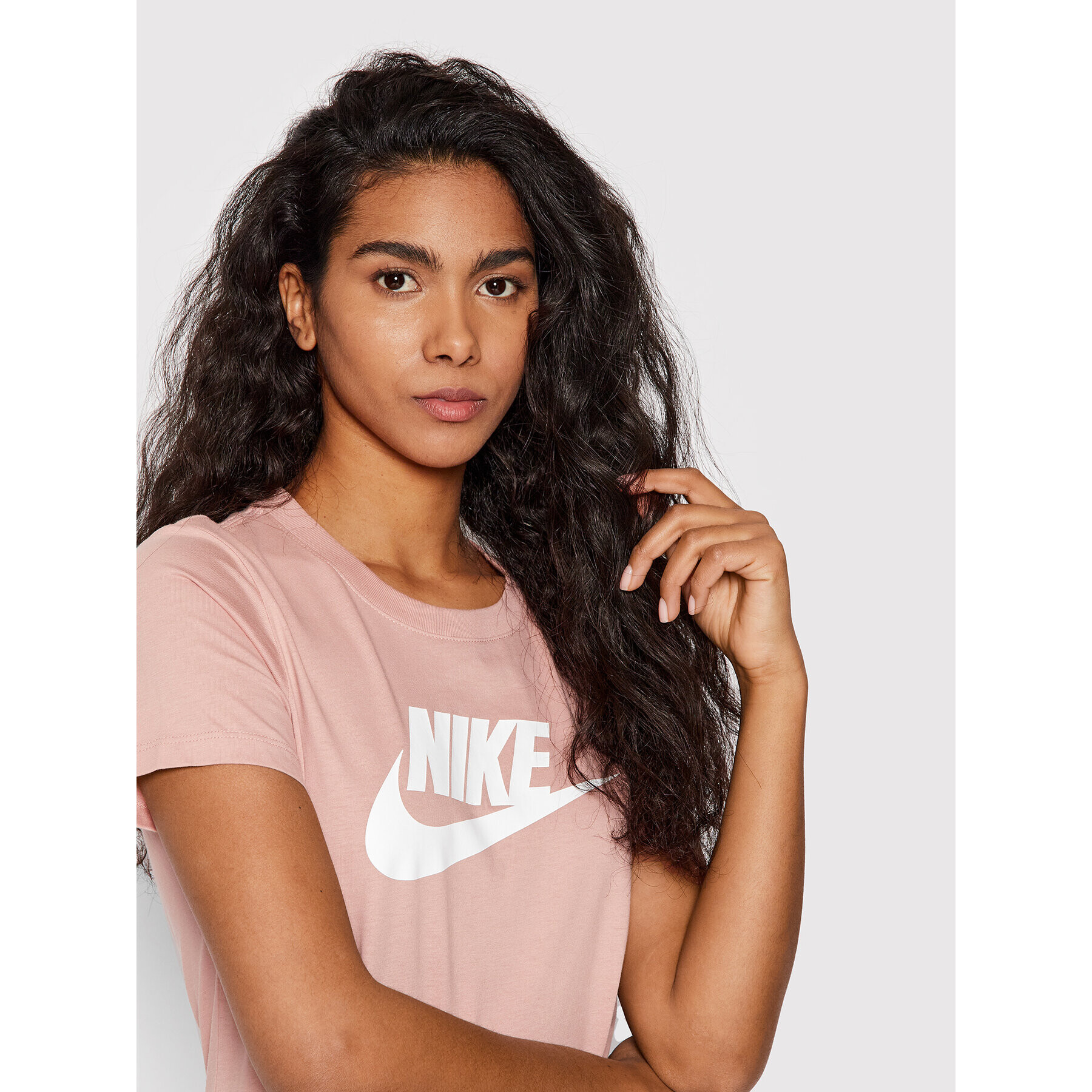 Nike T-Shirt Essential BV6169 Růžová Regular Fit - Pepit.cz