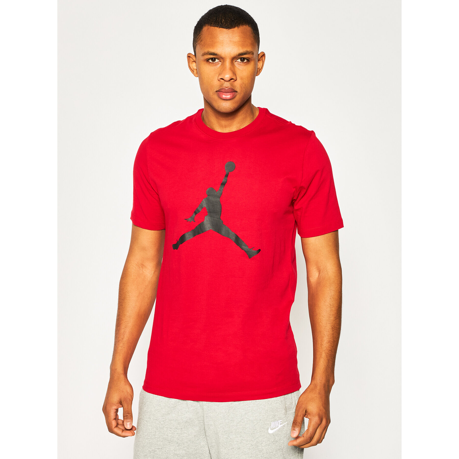 Nike T-Shirt Jordan Jumpman CJ0921 Červená Standard Fit - Pepit.cz